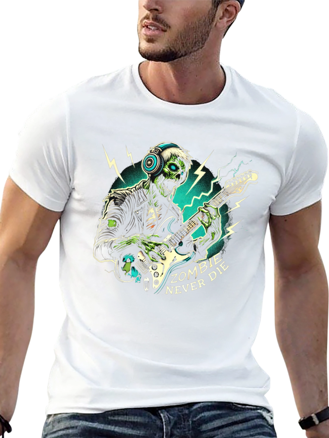 Zombie Rocker T-Shirt: Never Die