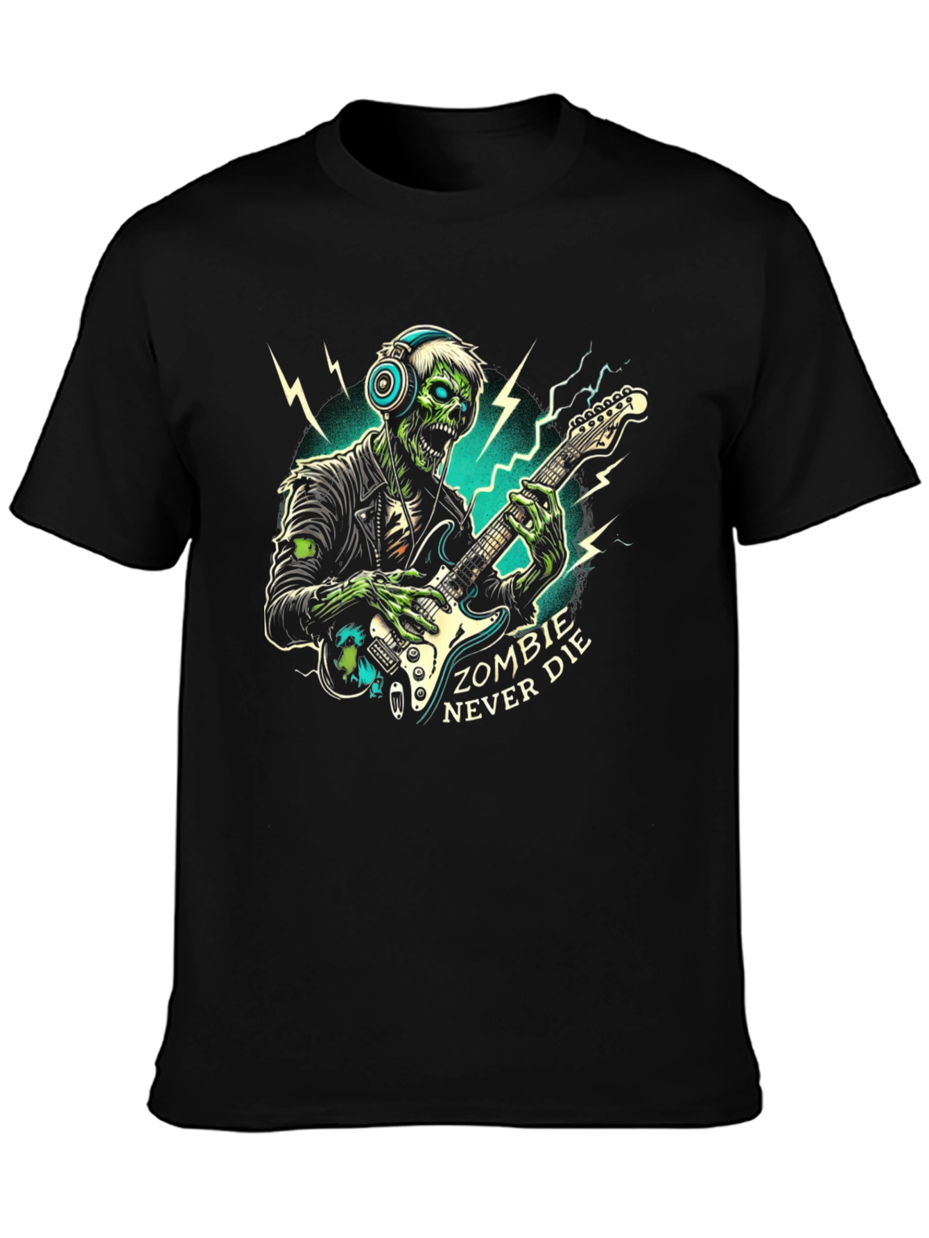Zombie Rocker T-Shirt: Never Die