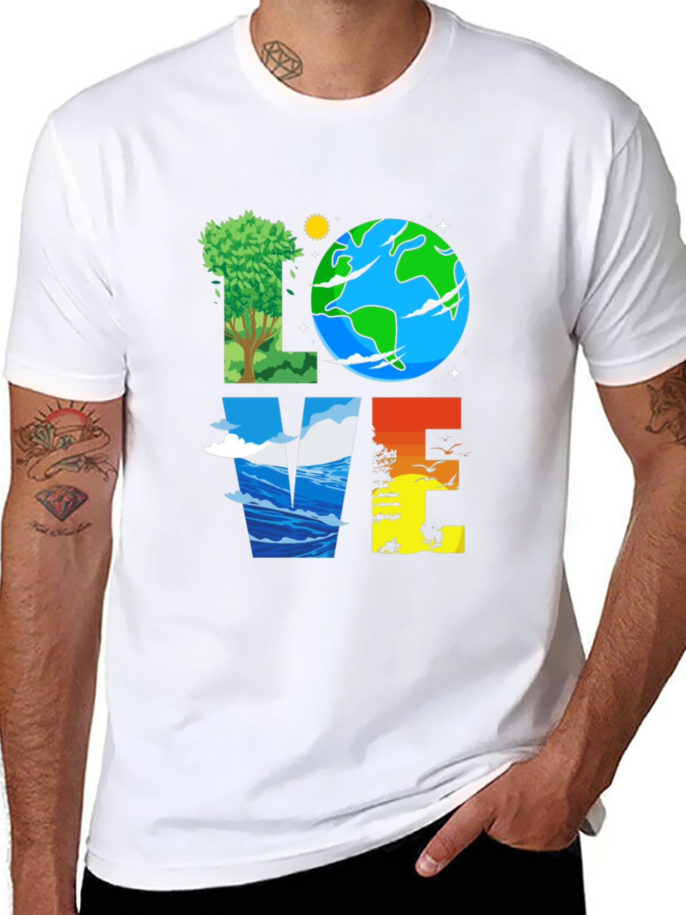 Nature Lover Graphic Tee - Earth Day Shirt
