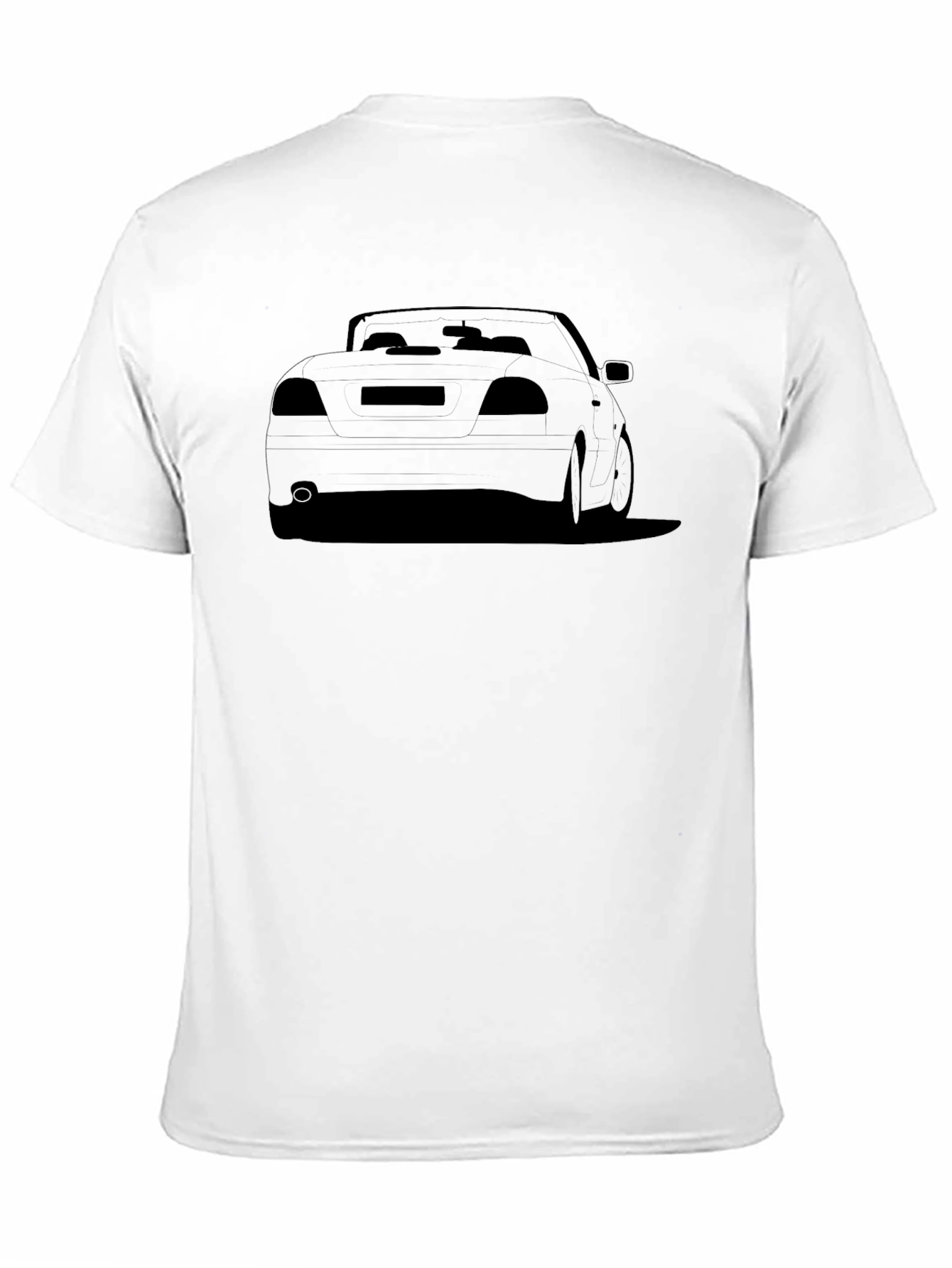 Black Car Silhouette T-Shirt - Stylish Automotive Apparel
