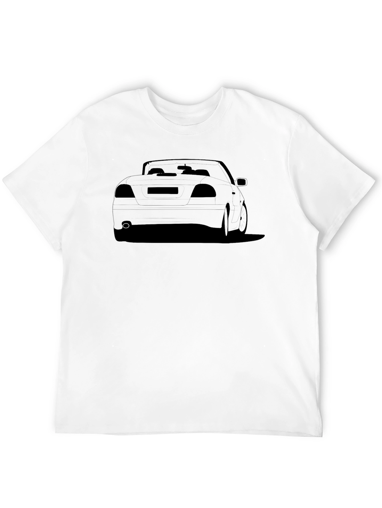 Black Car Silhouette T-Shirt - Stylish Automotive Apparel