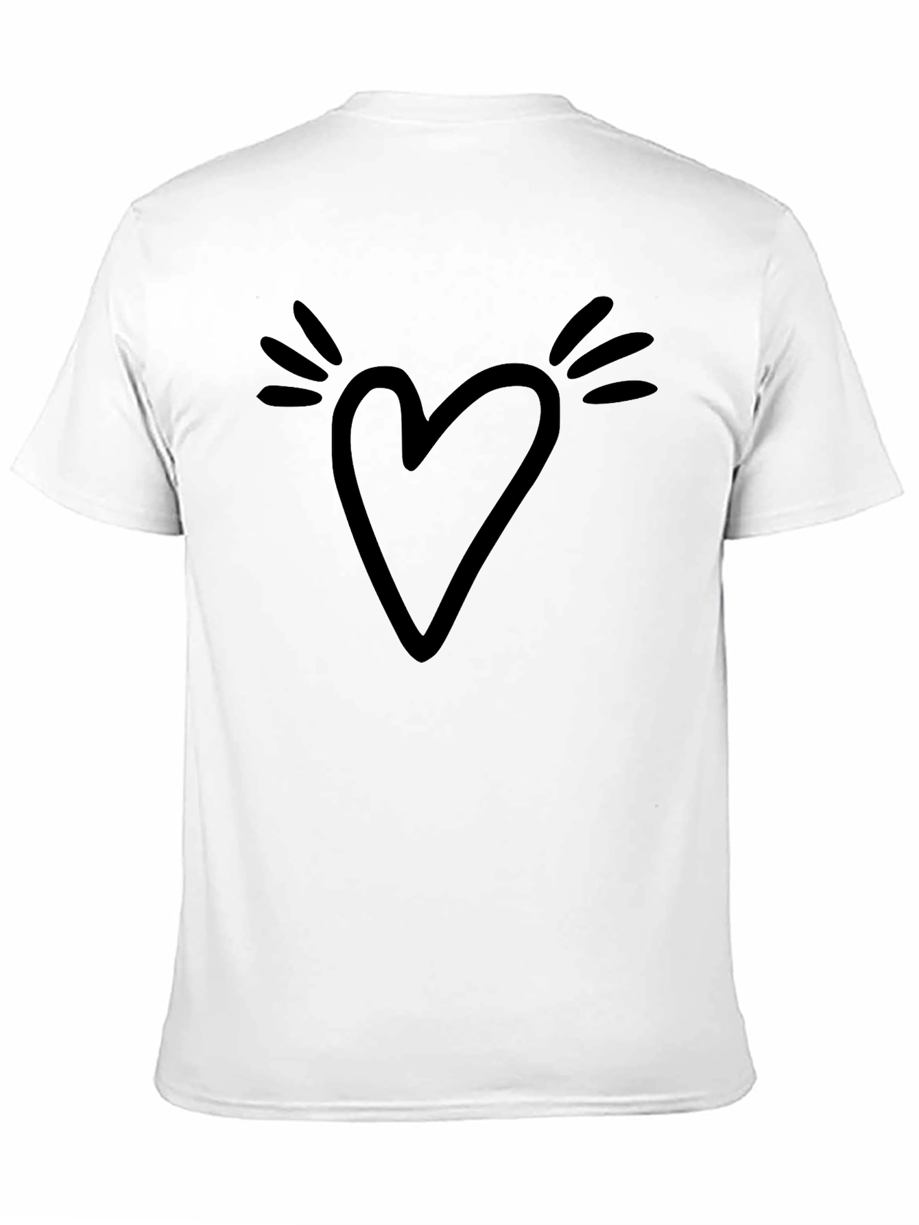 Heart Graphic Tee - Casual Comfort