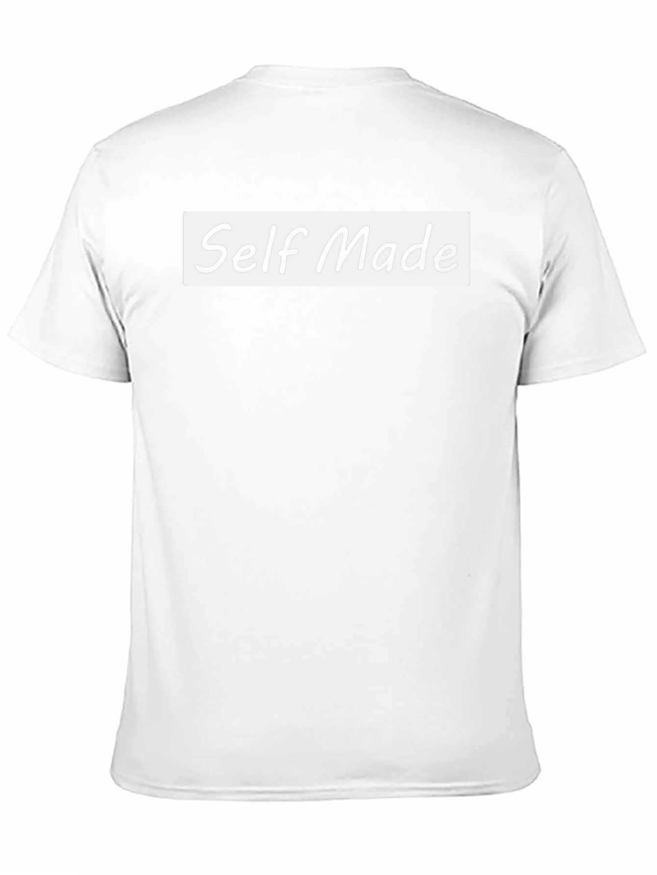Self Made T-Shirt - Black Casual Tee