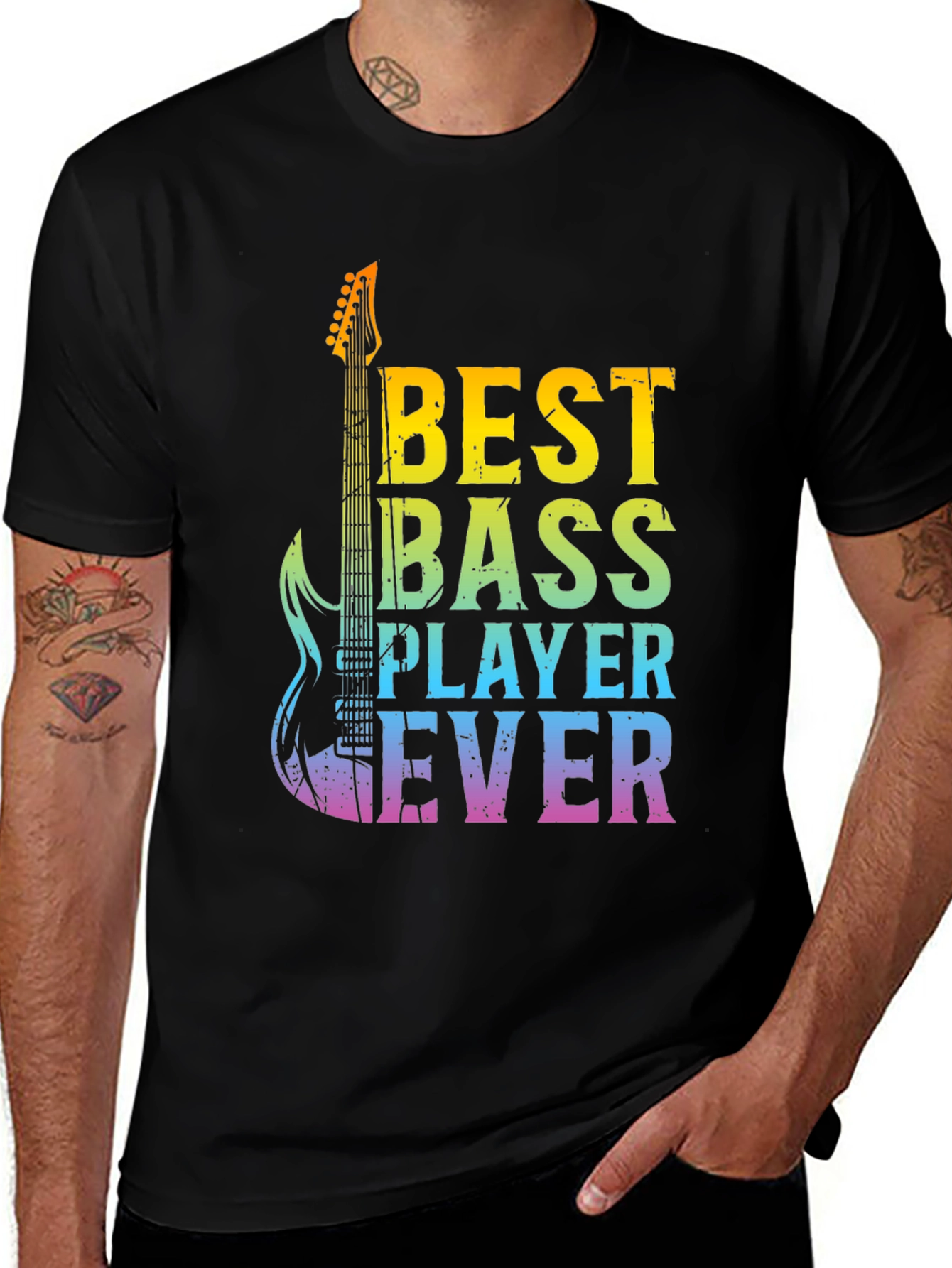 Best Bass Player Ever Graphic T-Shirt