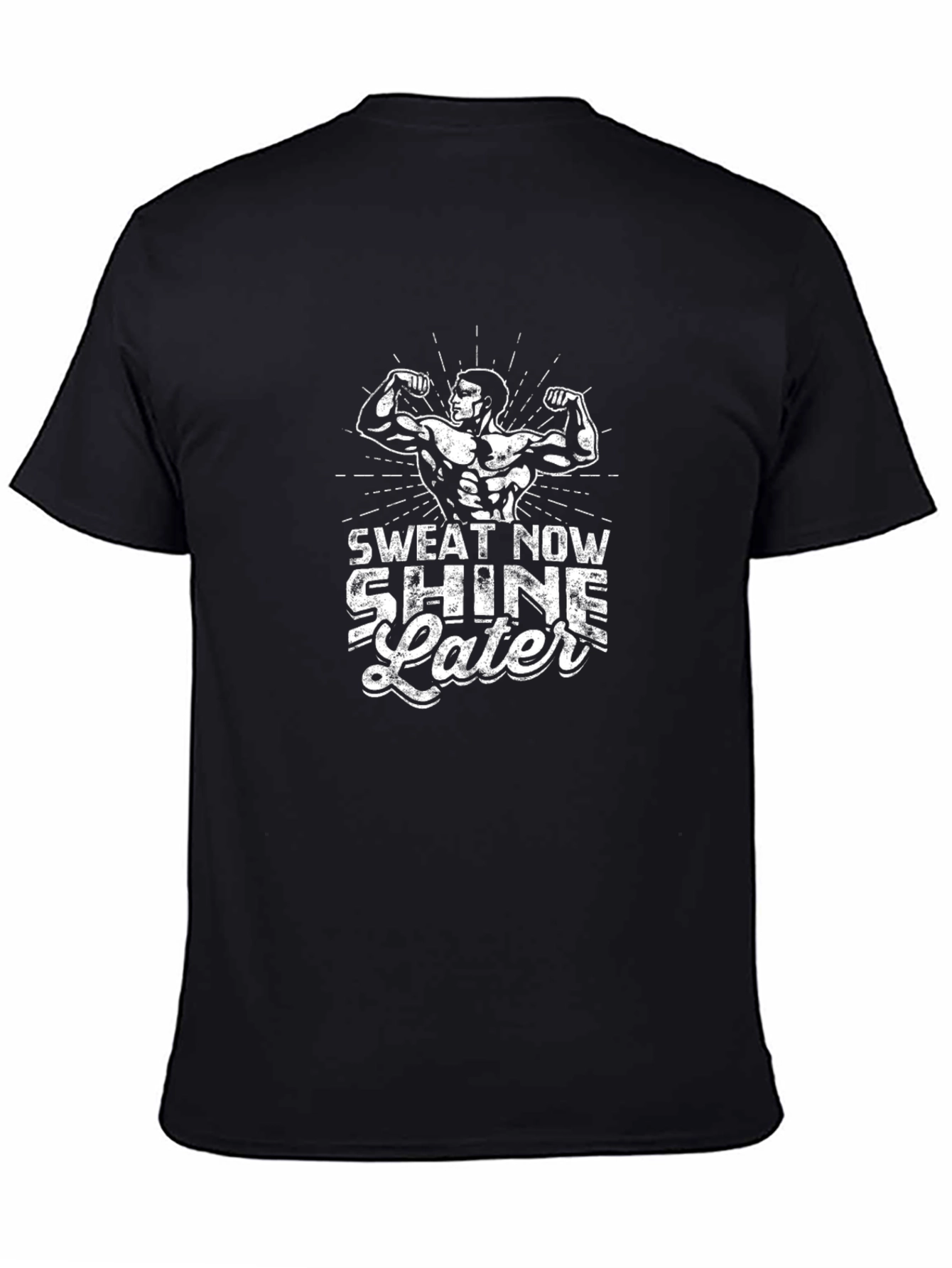 Sweat Now Shine Later Graphic T-Shirt - Black