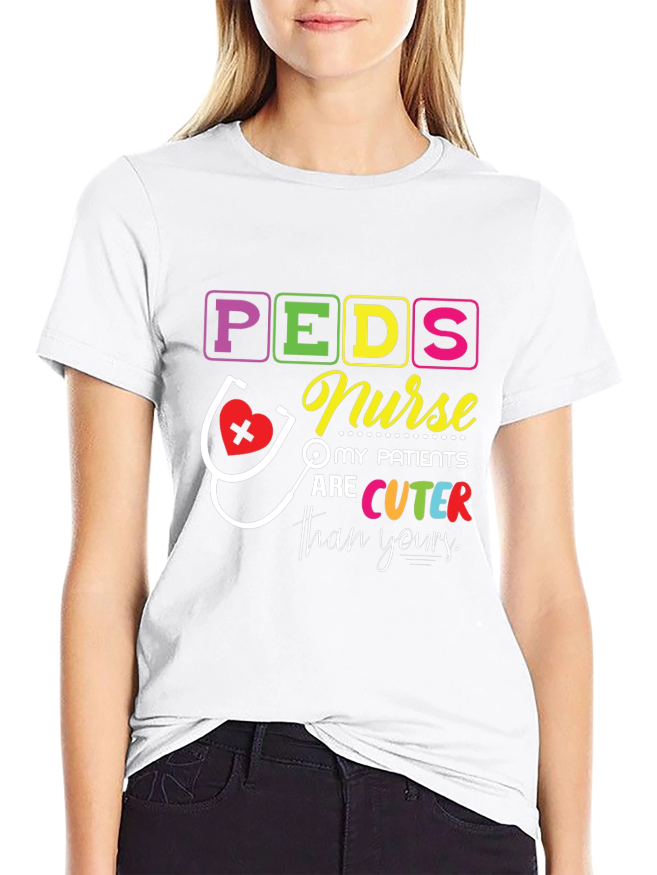 Peds Nurse T-Shirt - Cuter Patients