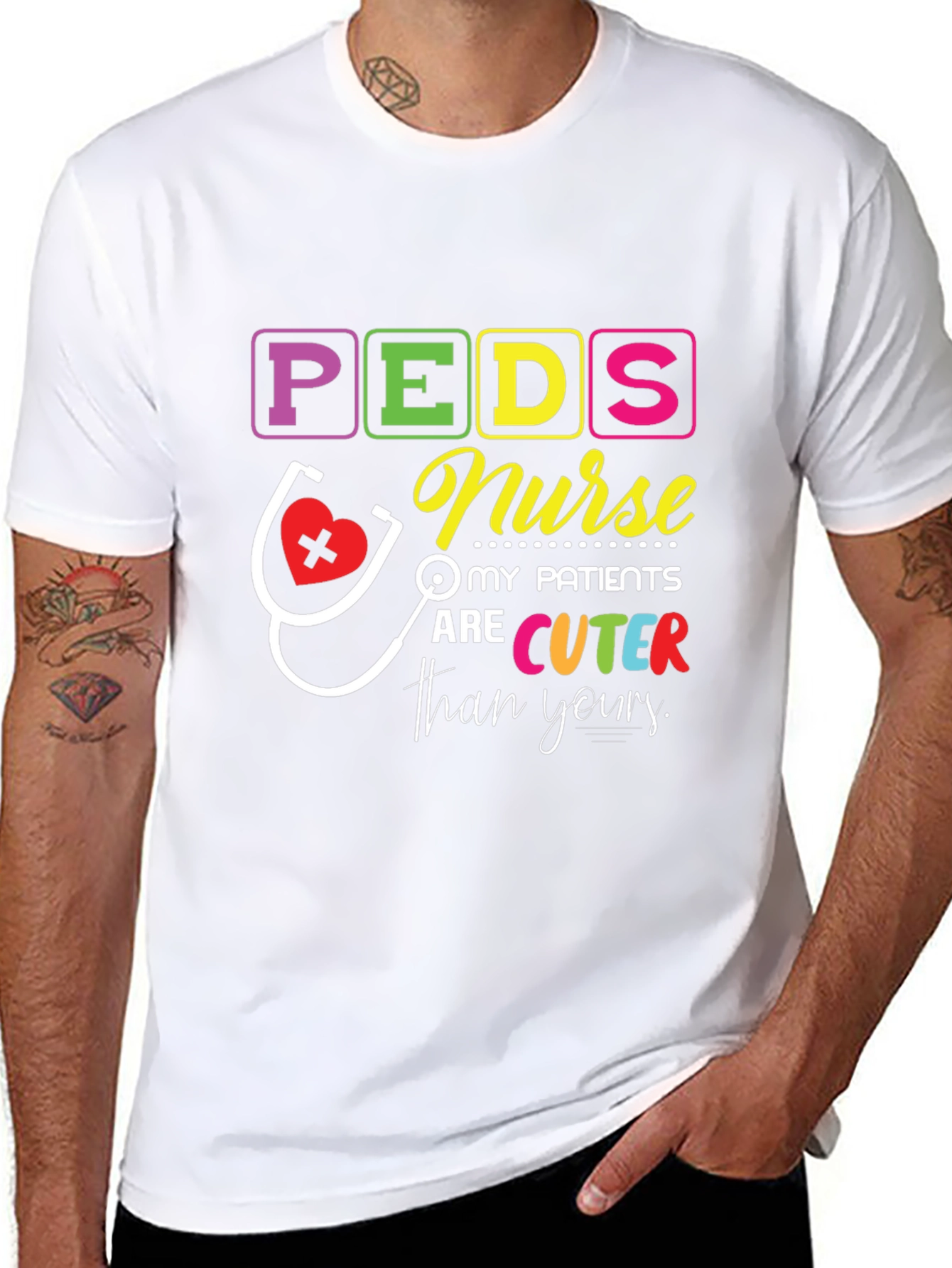 Peds Nurse T-Shirt - Cuter Patients