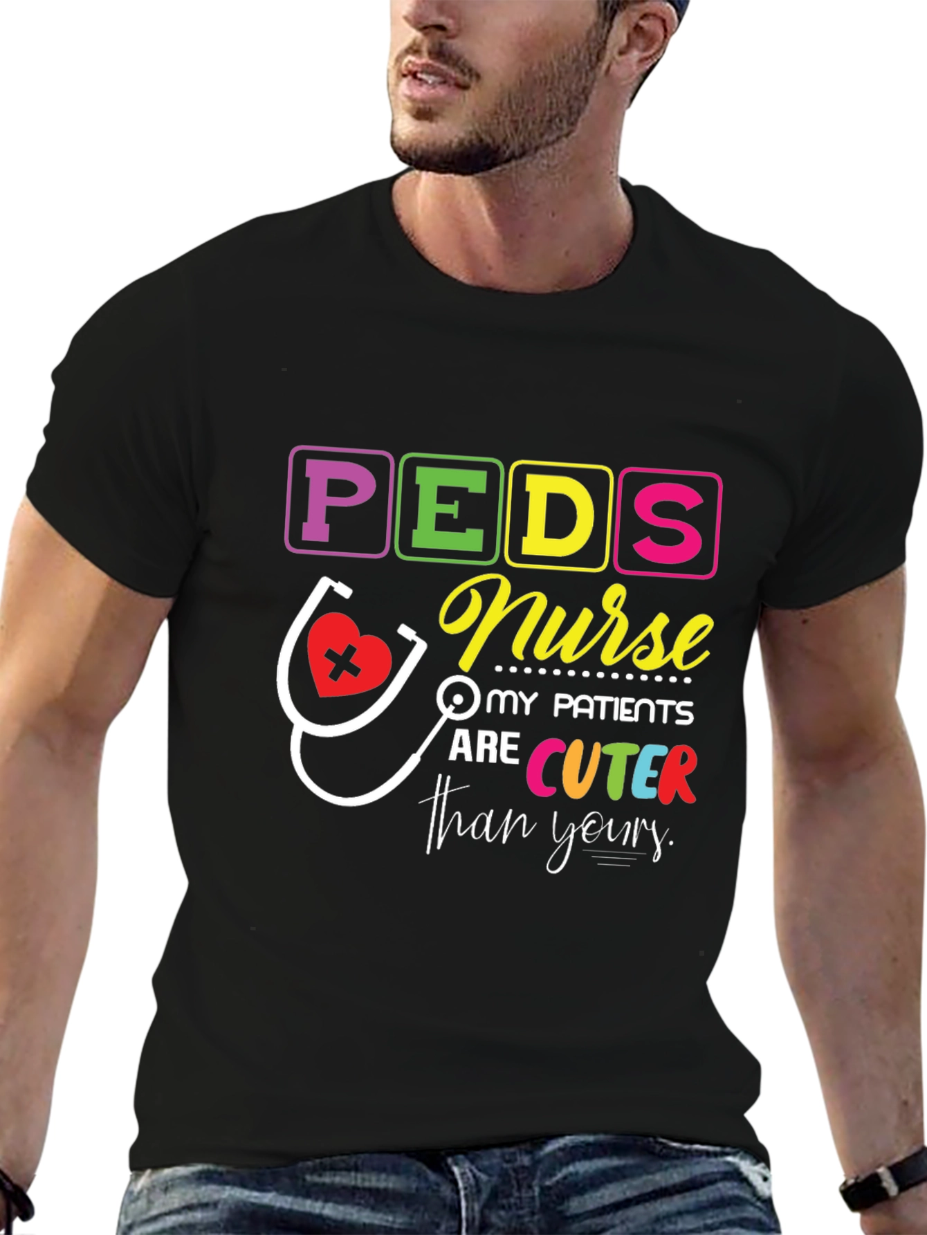 Peds Nurse T-Shirt - Cuter Patients