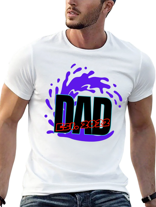 Dad Est. 2022 T-Shirt - New Dad Gift