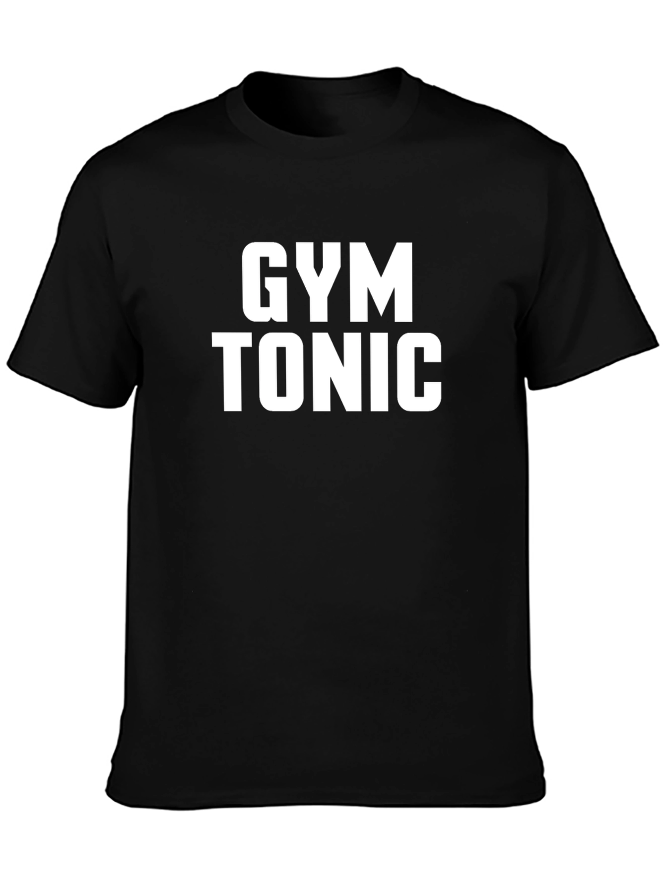 Gym Tonic Black Graphic T-Shirt