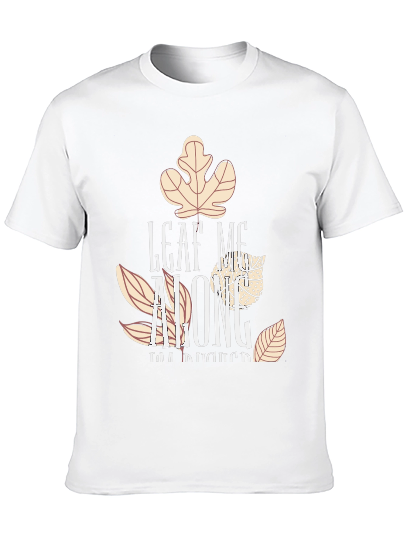 Leaf Me Alone Funny Fall Graphic Tee