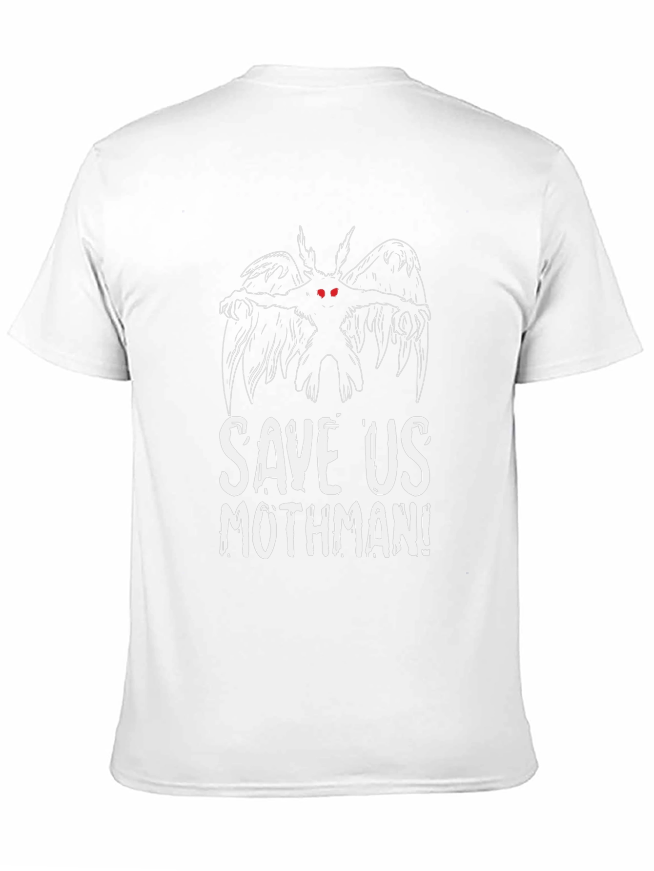 Save Us Mothman! Graphic T-Shirt - Black