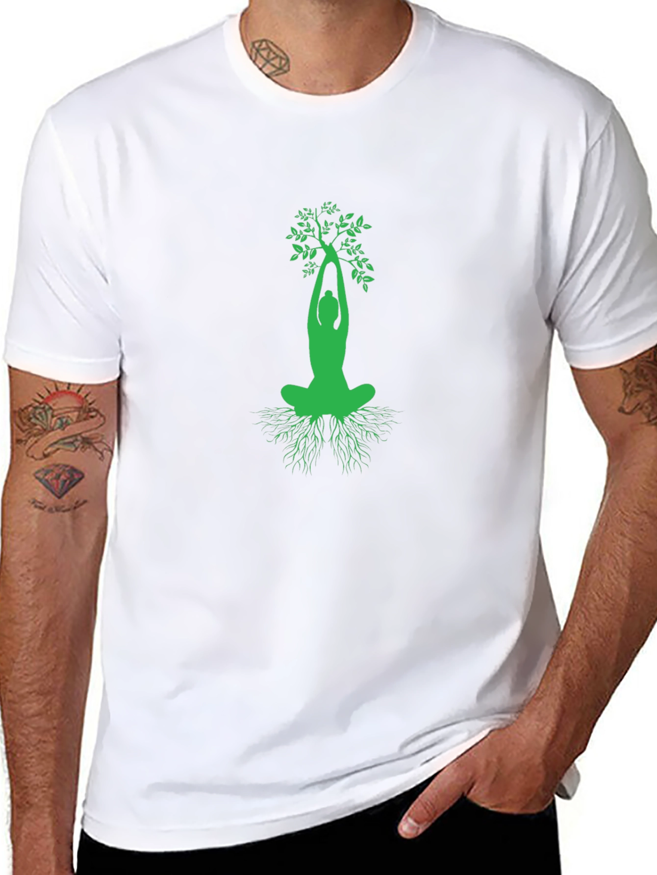 Yoga Tree T-Shirt - Rooted in Wellness