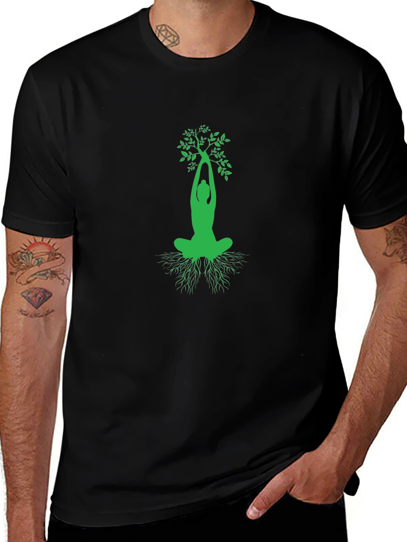 Yoga Tree T-Shirt - Rooted in Wellness