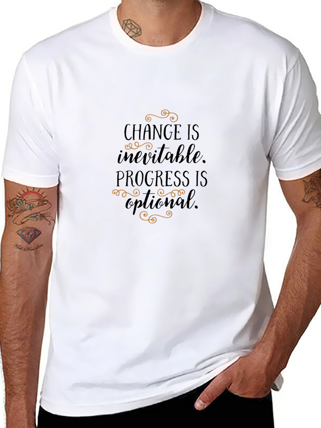 Inspirational Quote Black T-Shirt