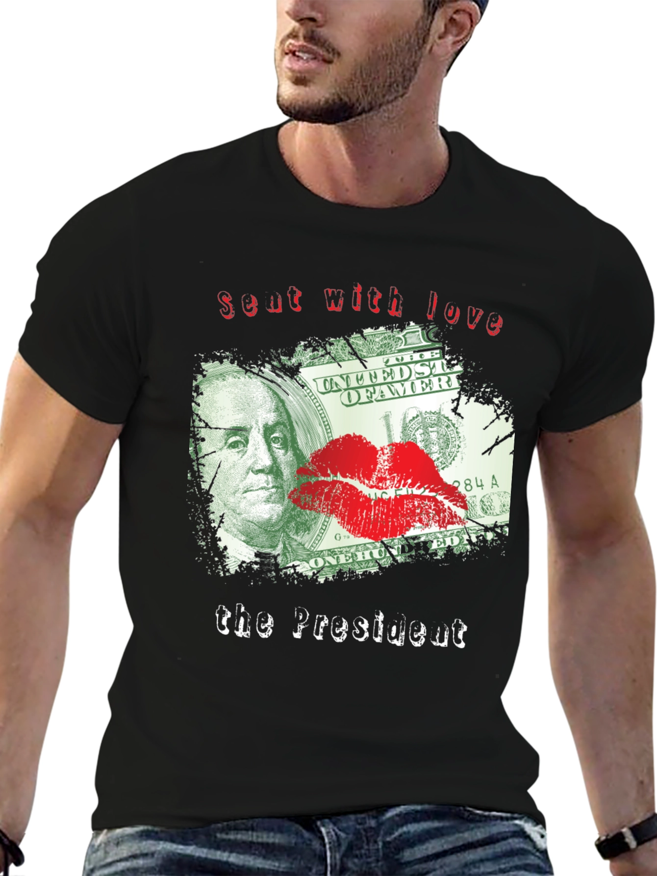 Money Lips Graphic Tee
