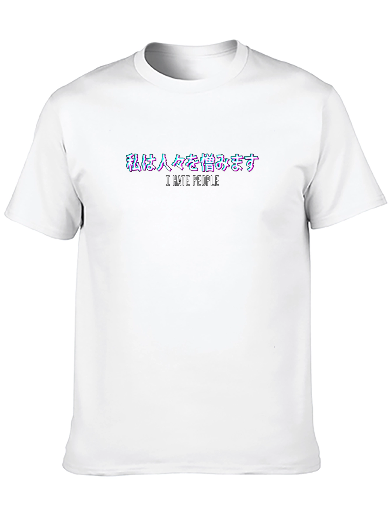 I Hate People Graphic Tee - Black T-Shirt