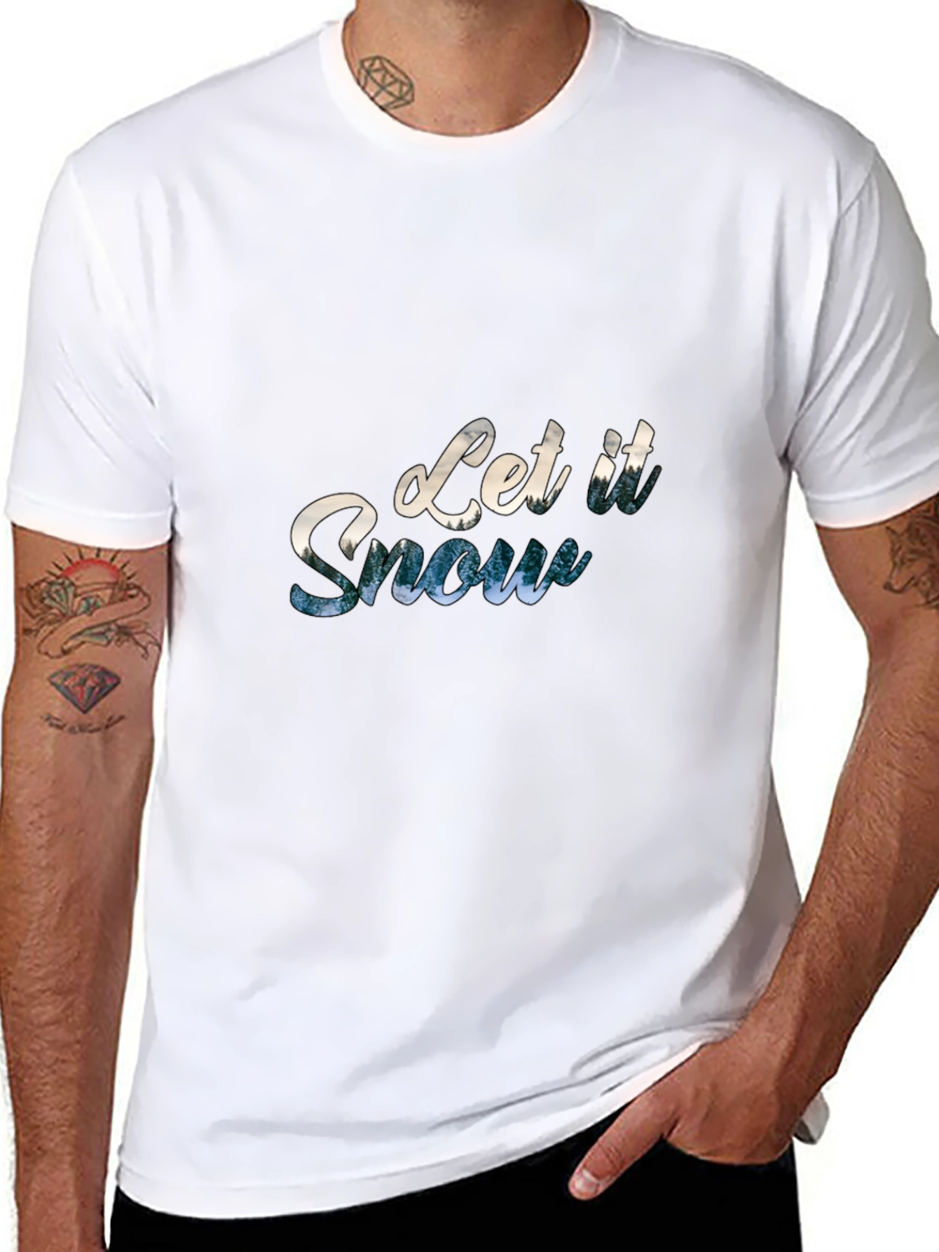 Let it Snow Graphic Tee - Winter Holiday T-Shirt