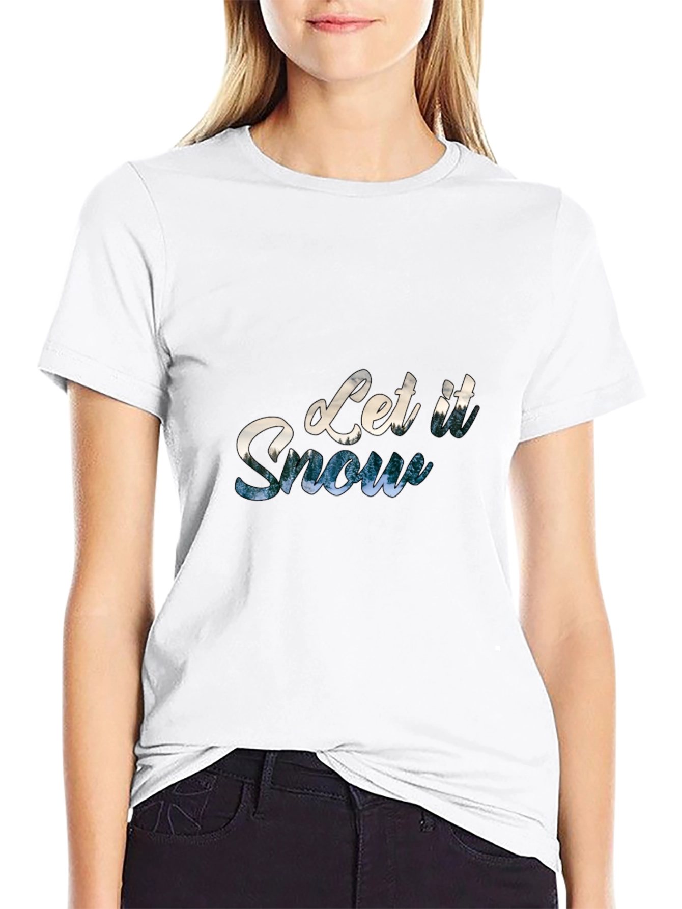 Let it Snow Graphic Tee - Winter Holiday T-Shirt