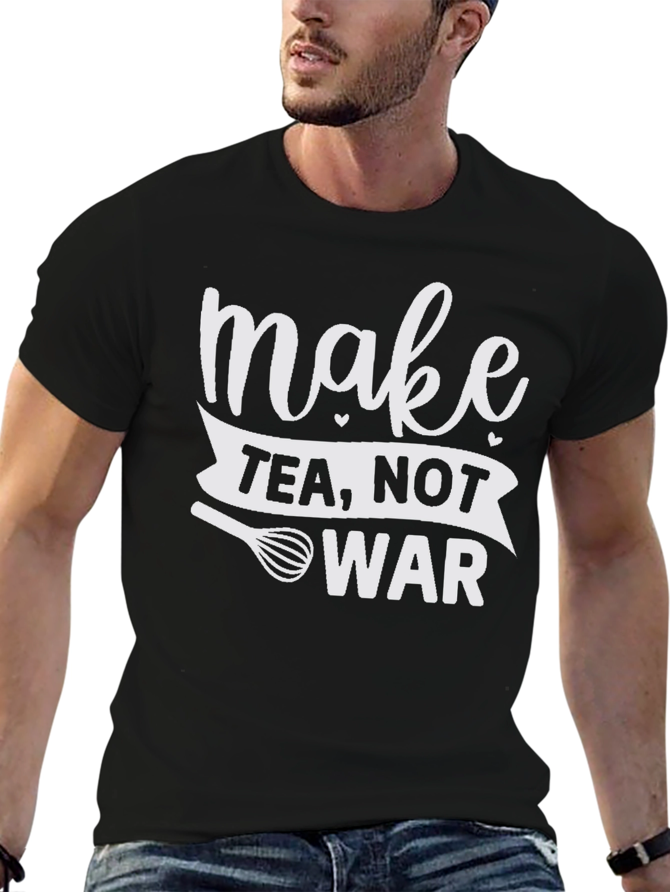 Make Tea Not War Graphic T-Shirt