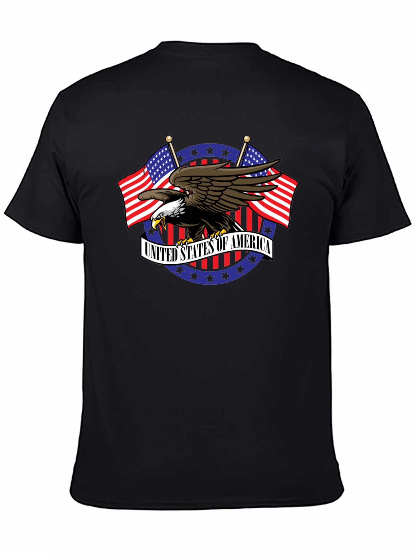 USA Eagle Graphic T-Shirt - Patriotic American Pride