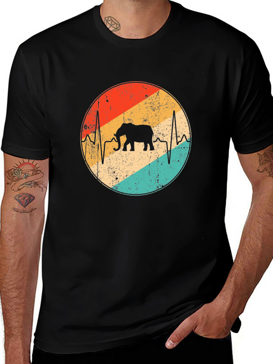 Elephant Heartbeat Graphic T-Shirt