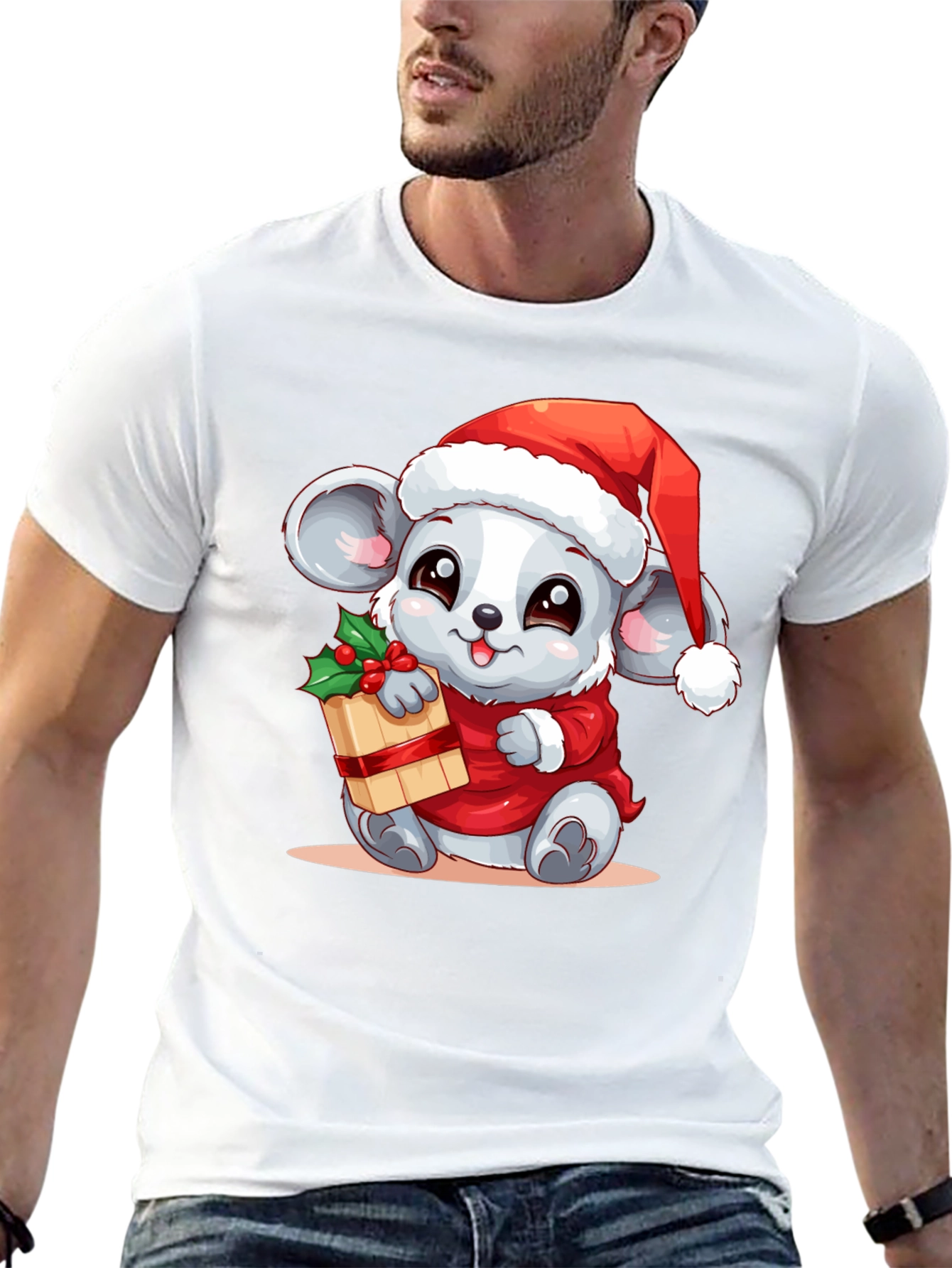 Festive Mouse Christmas T-Shirt