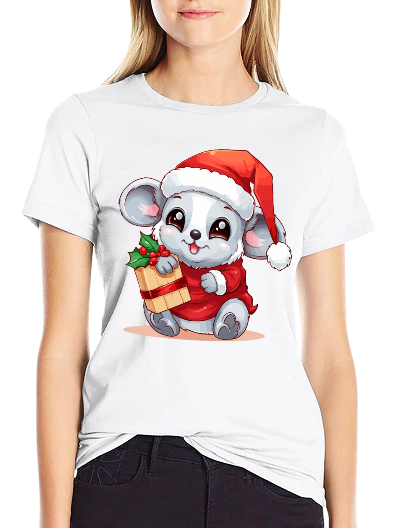Festive Mouse Christmas T-Shirt