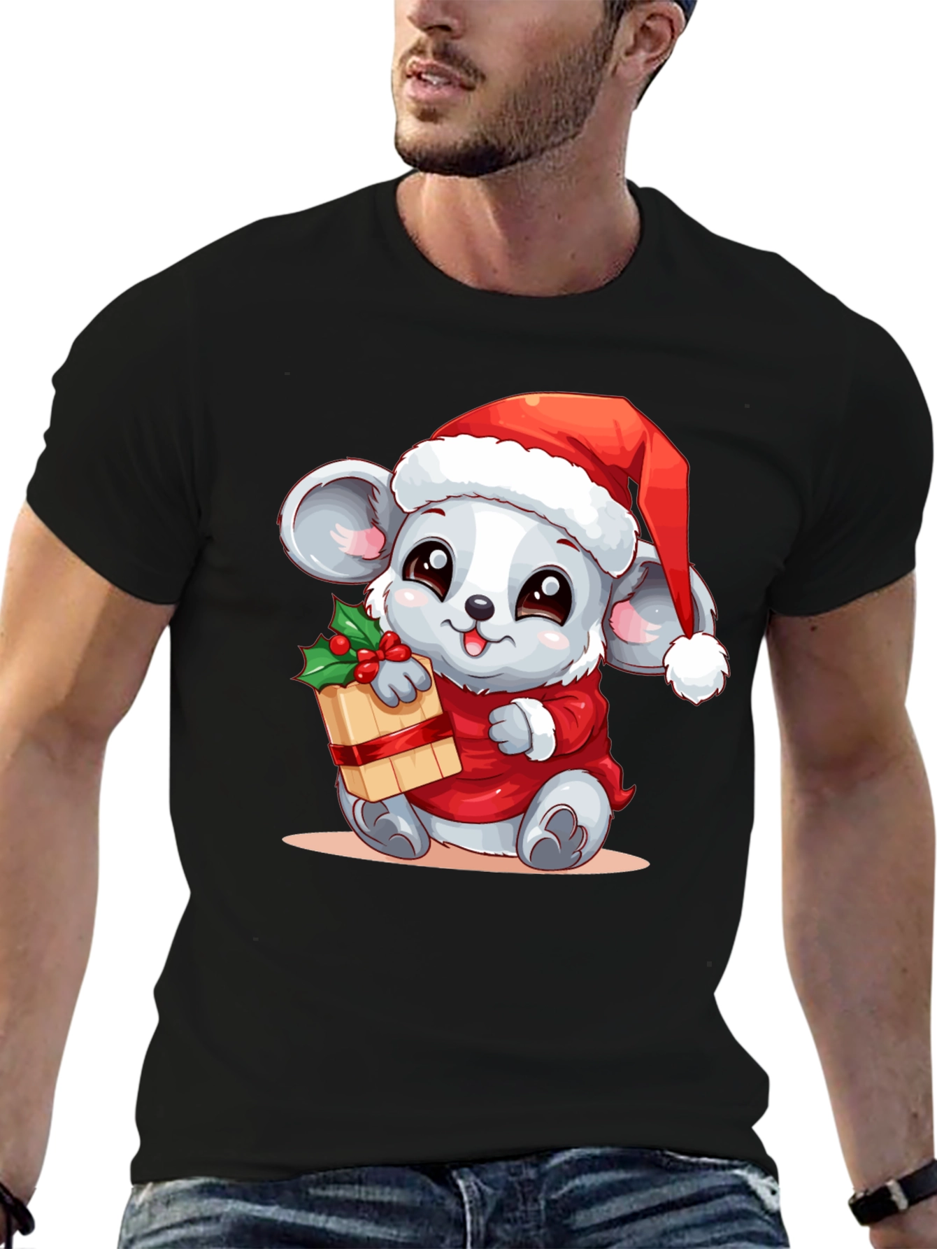 Festive Mouse Christmas T-Shirt