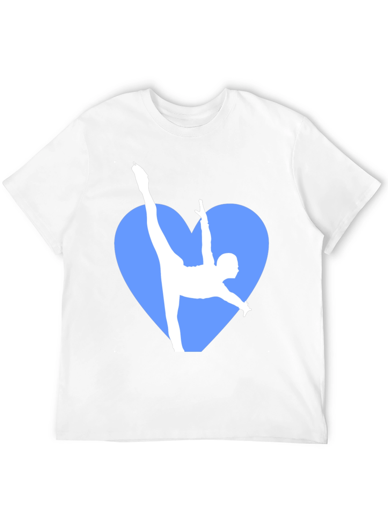 Gymnastics Heart Graphic Tee - Black