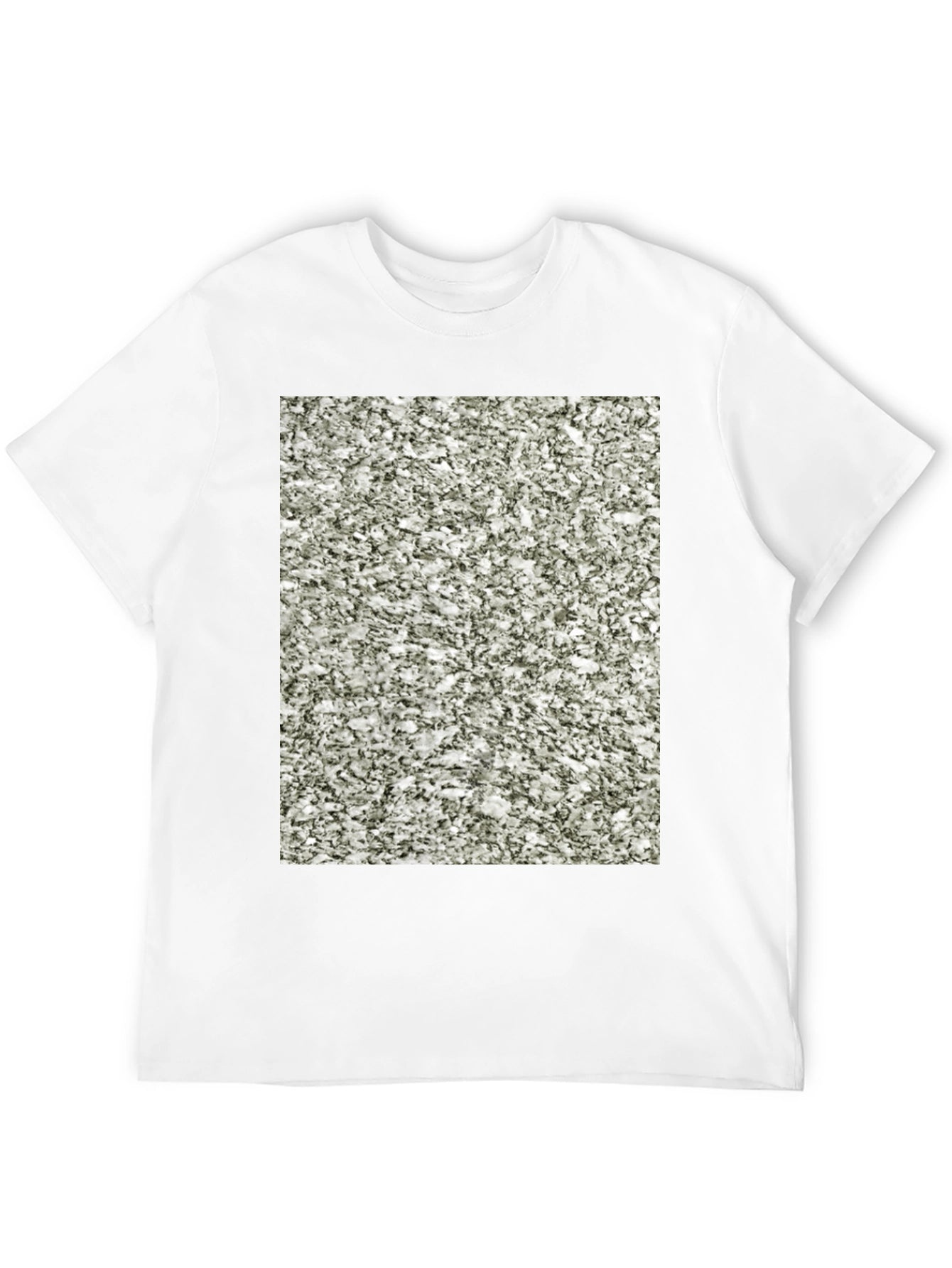 Granite Pattern Black T-Shirt