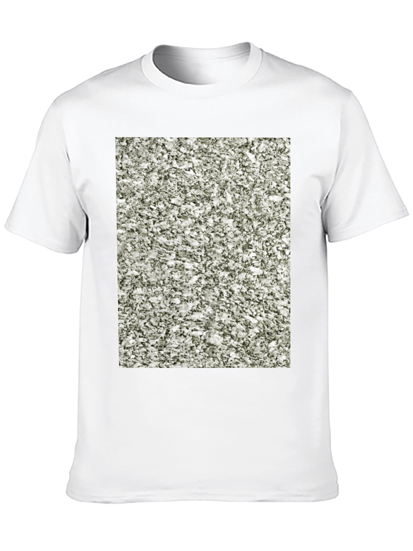 Granite Pattern Black T-Shirt