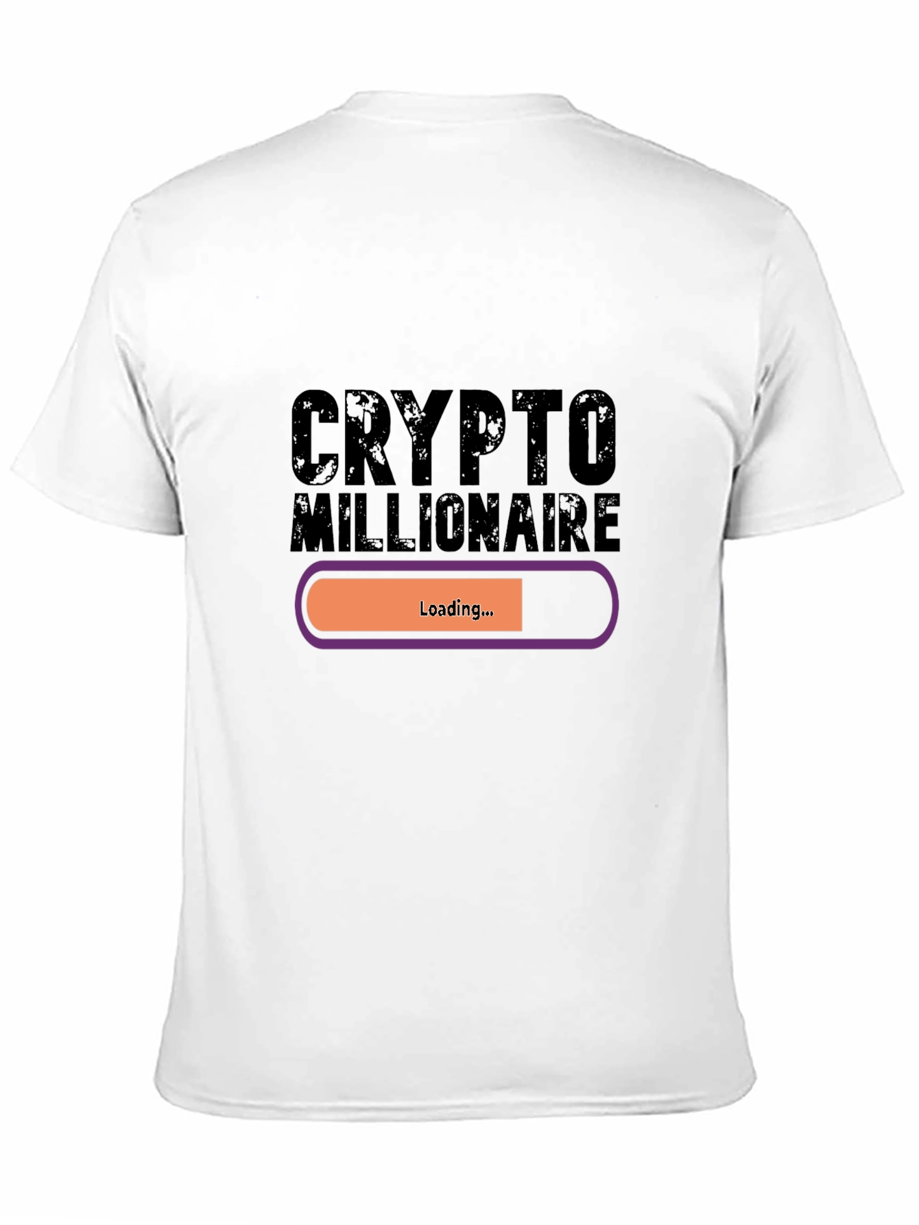 Crypto Millionaire Loading Black T-Shirt
