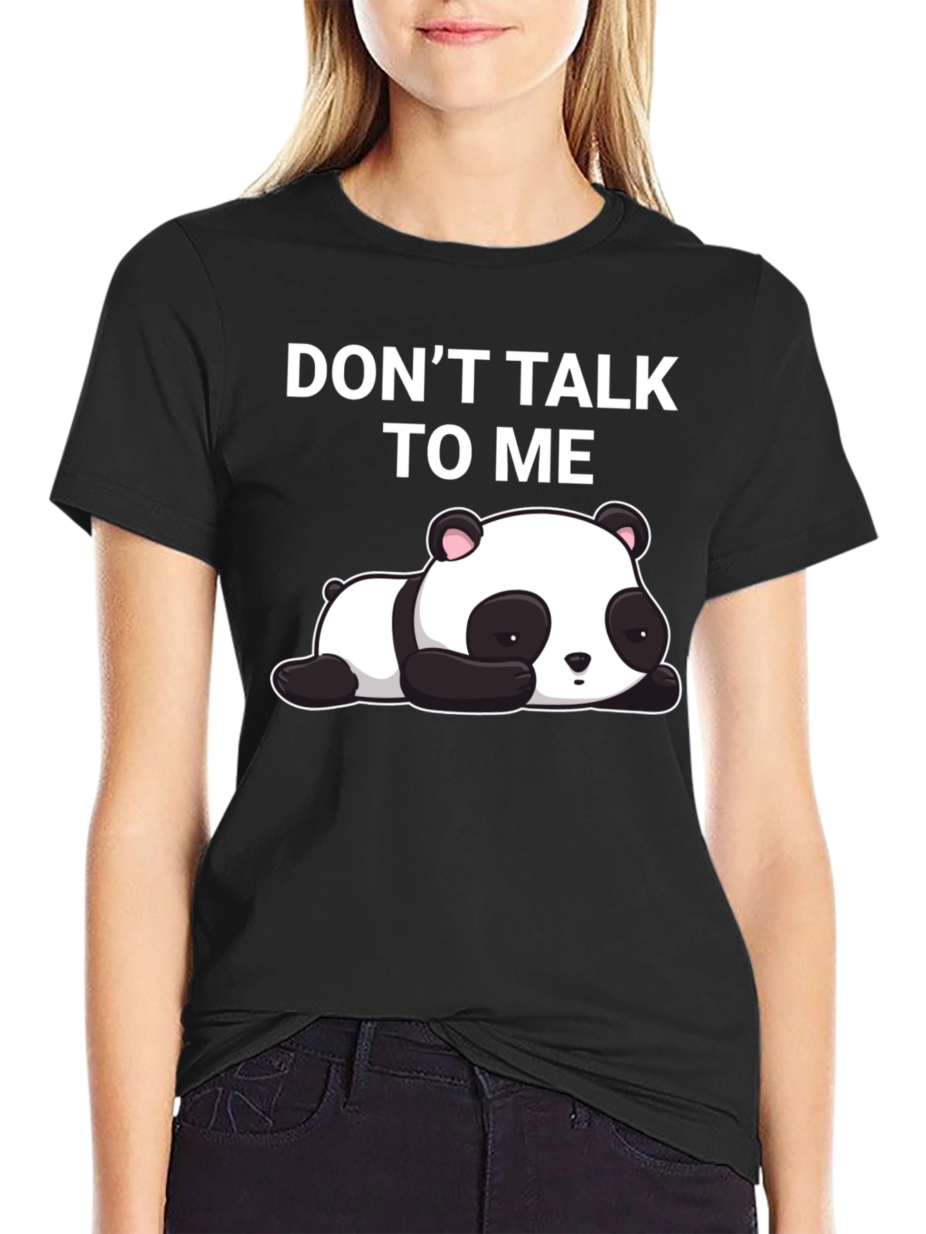 Dont Talk To Me Panda T-Shirt