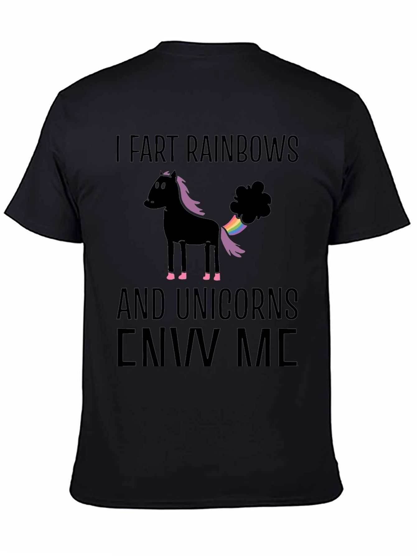 I Fart Rainbows Funny Graphic T-Shirt