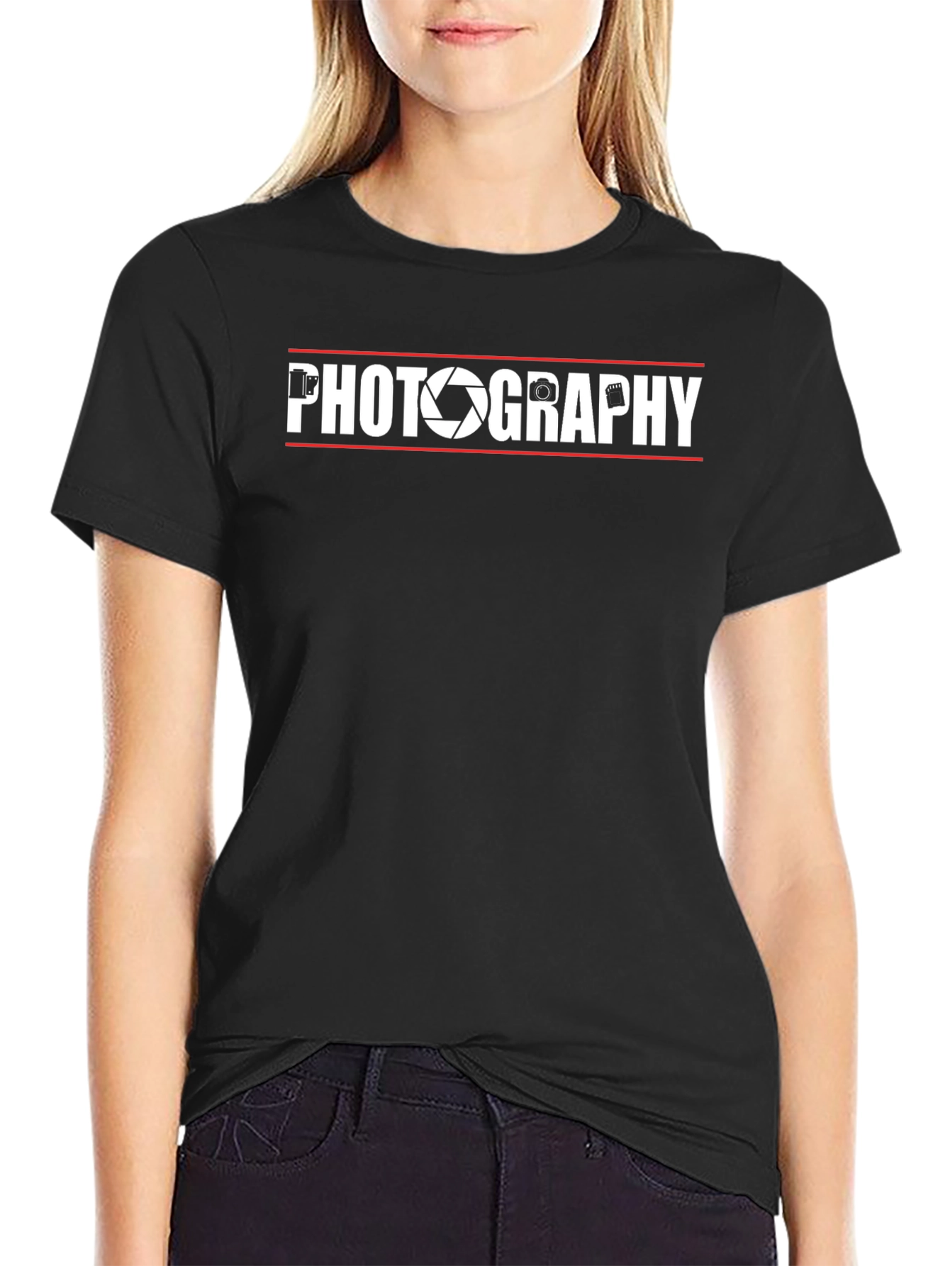 Photography T-Shirt: Camera Shutter Design
