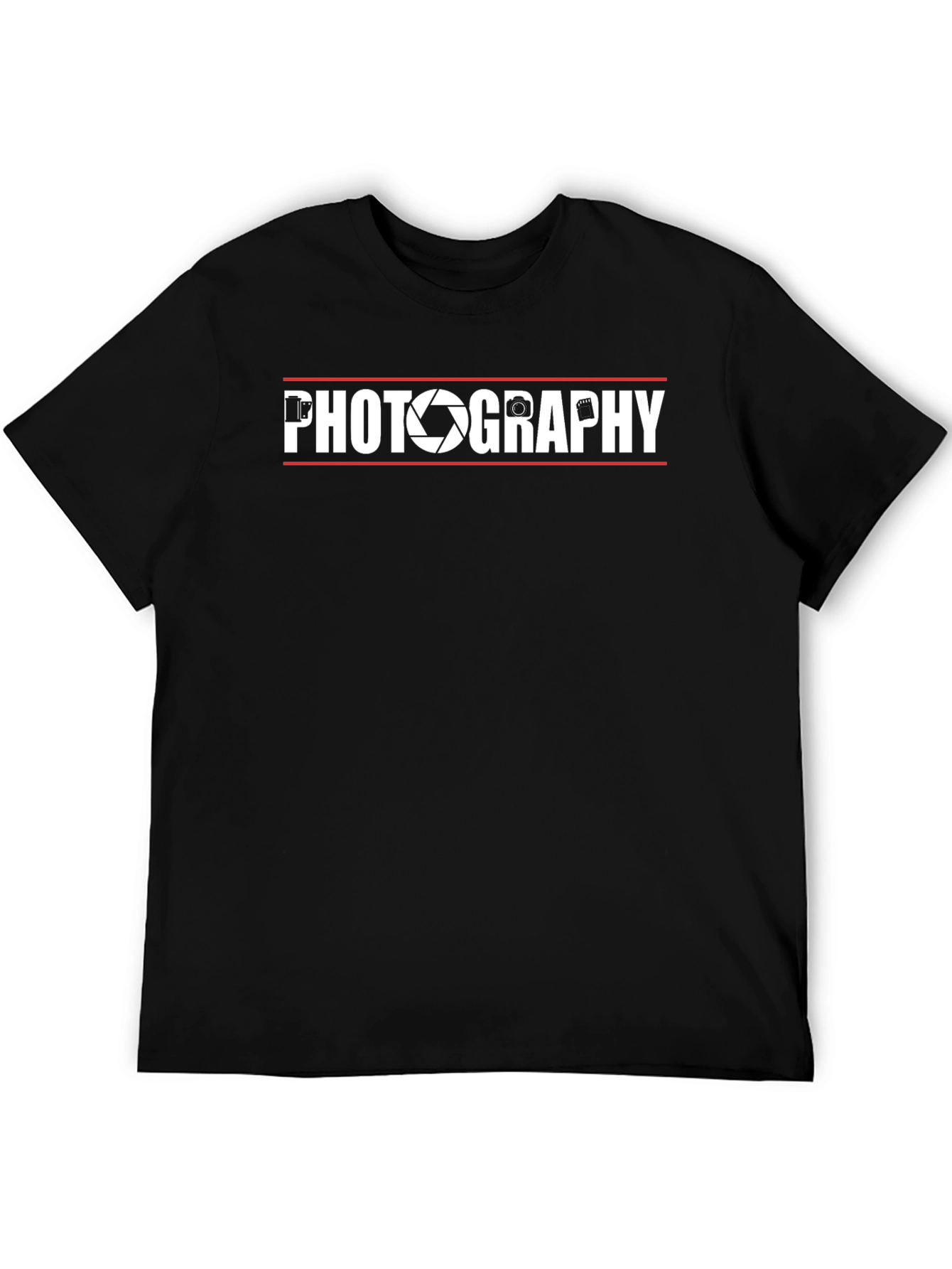 Photography T-Shirt: Camera Shutter Design
