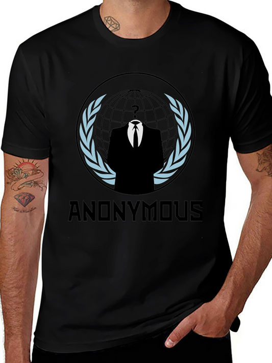 Anonymous Emblem Black T-Shirt