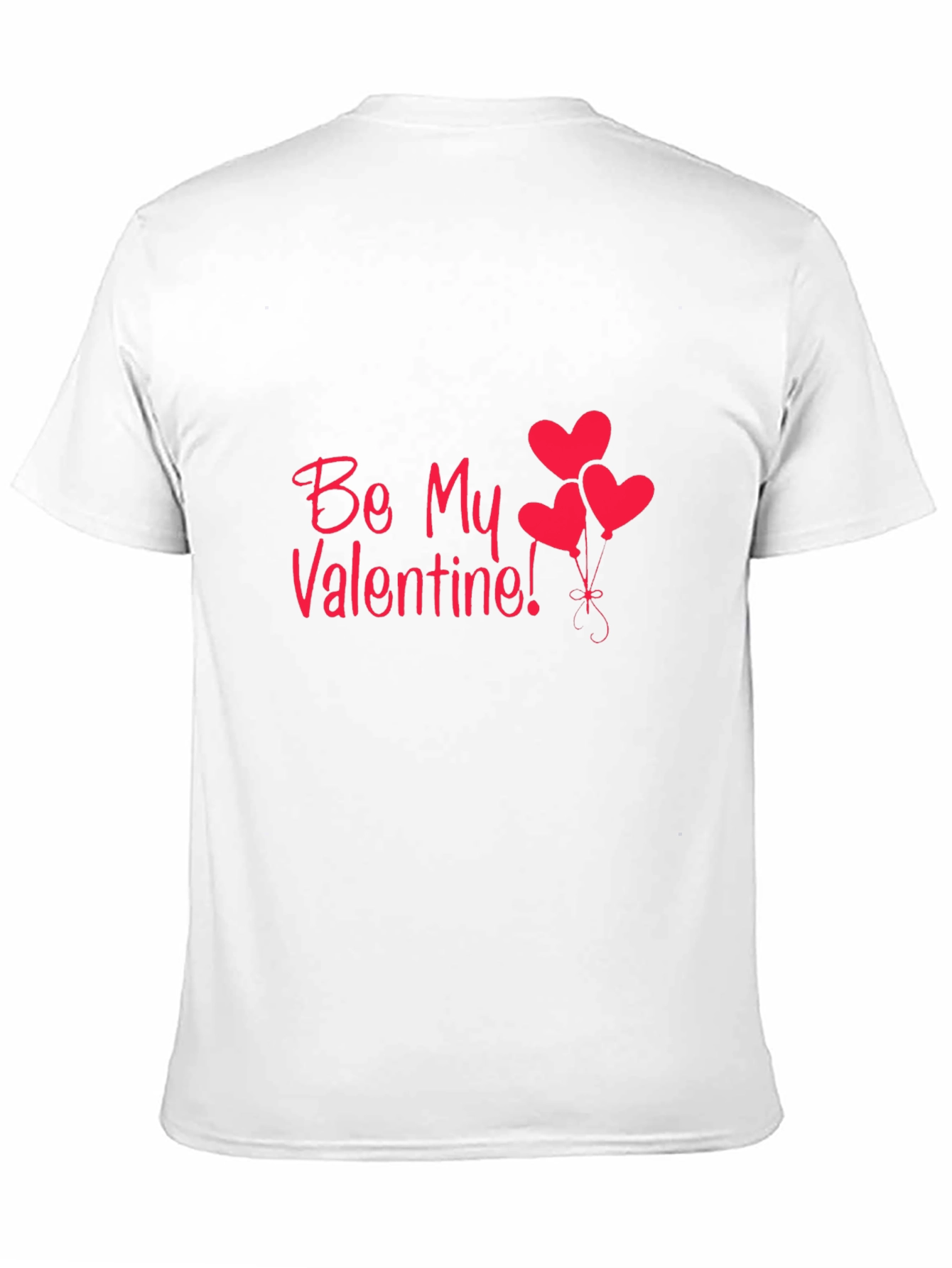 Be My Valentine Heart Balloons Graphic T-Shirt