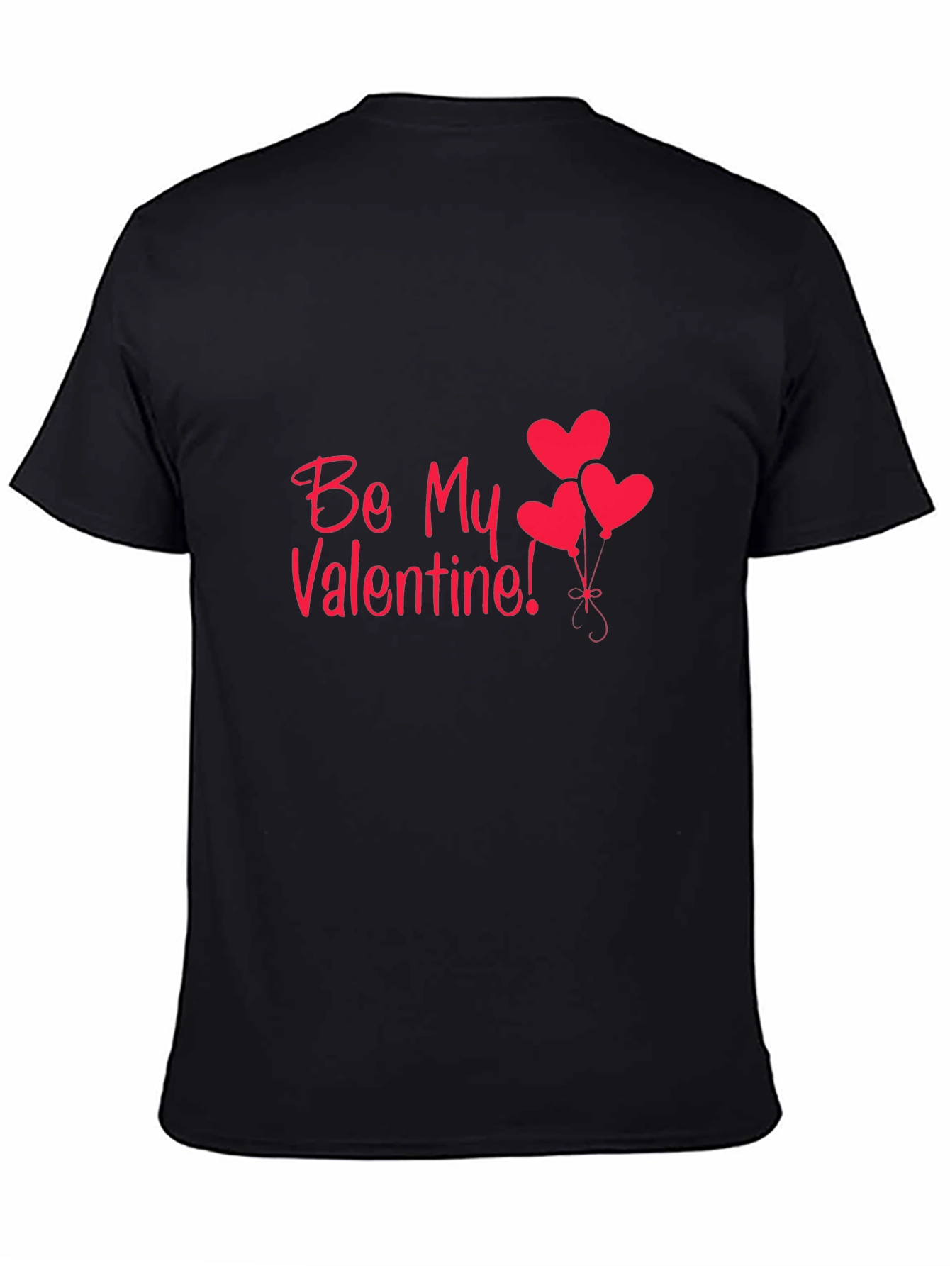 Be My Valentine Heart Balloons Graphic T-Shirt