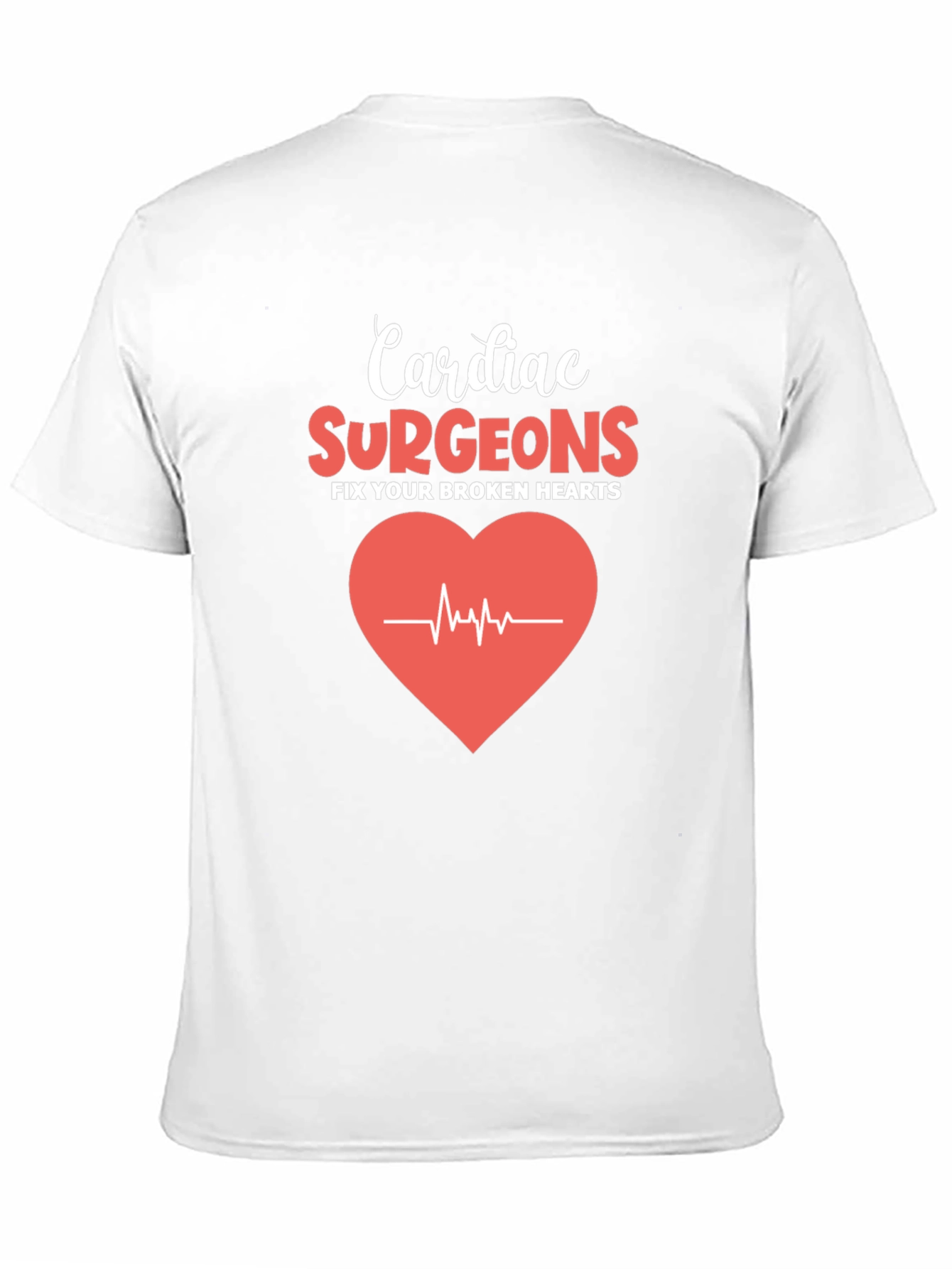 Cardiac Surgeon Heartbeat Graphic T-Shirt