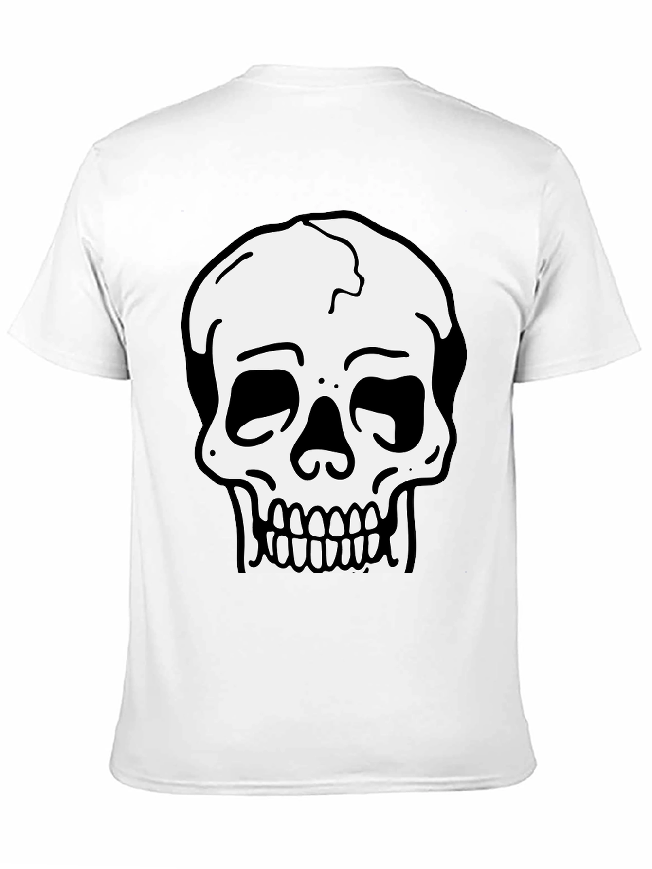 Skull Graphic Black T-Shirt for Men