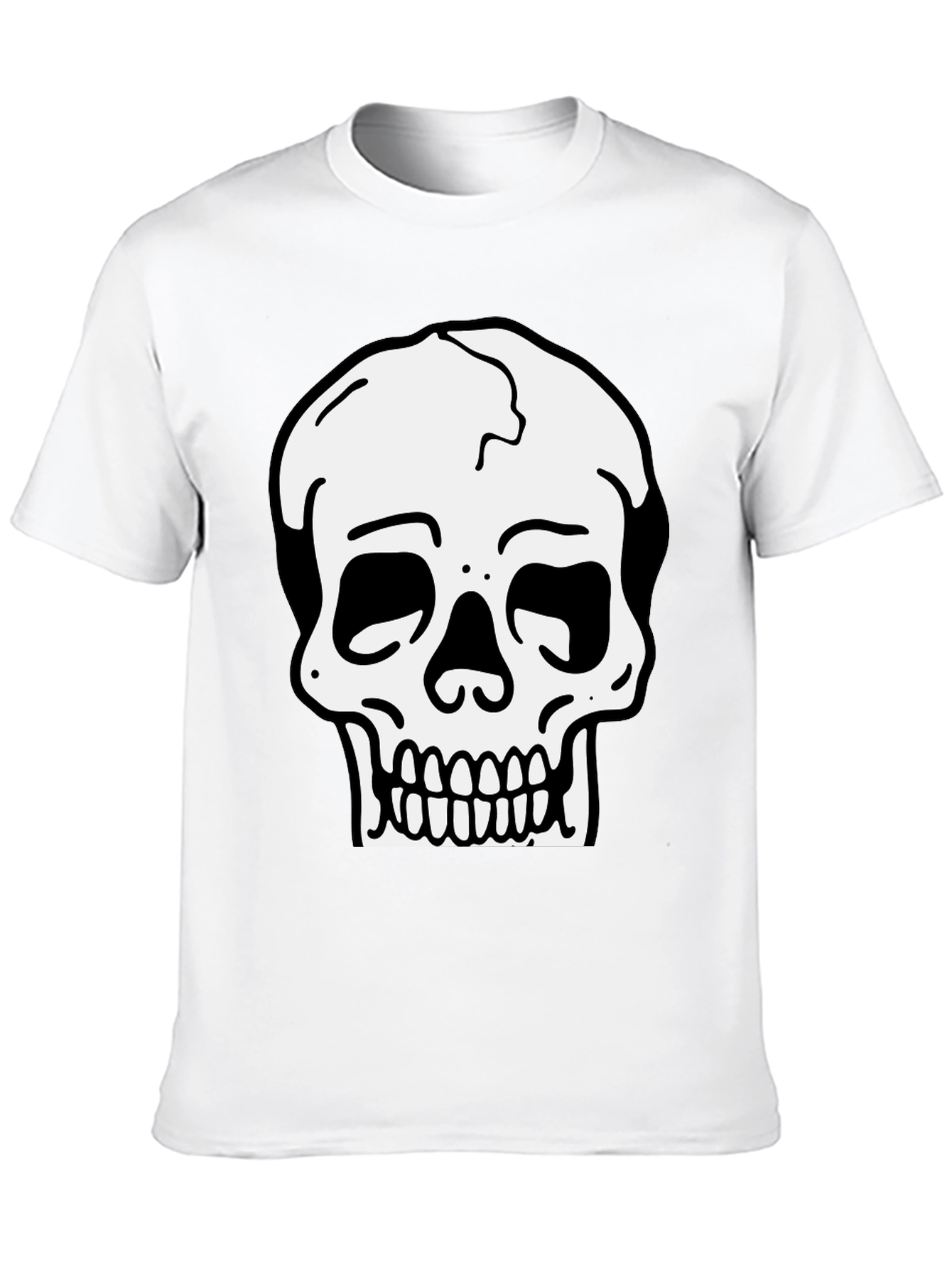 Skull Graphic Black T-Shirt for Men