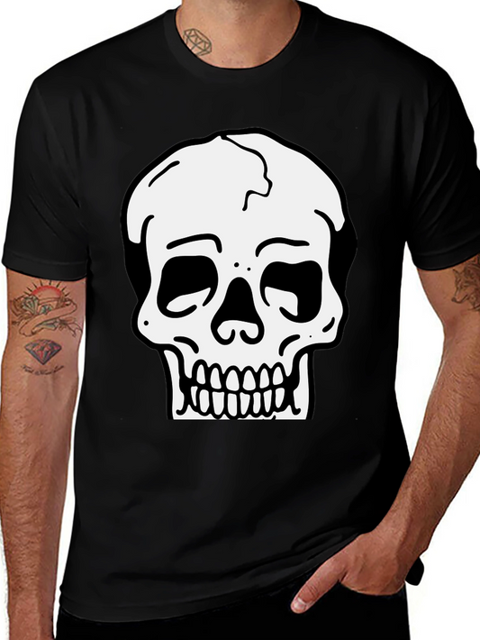 Skull Graphic Black T-Shirt for Men