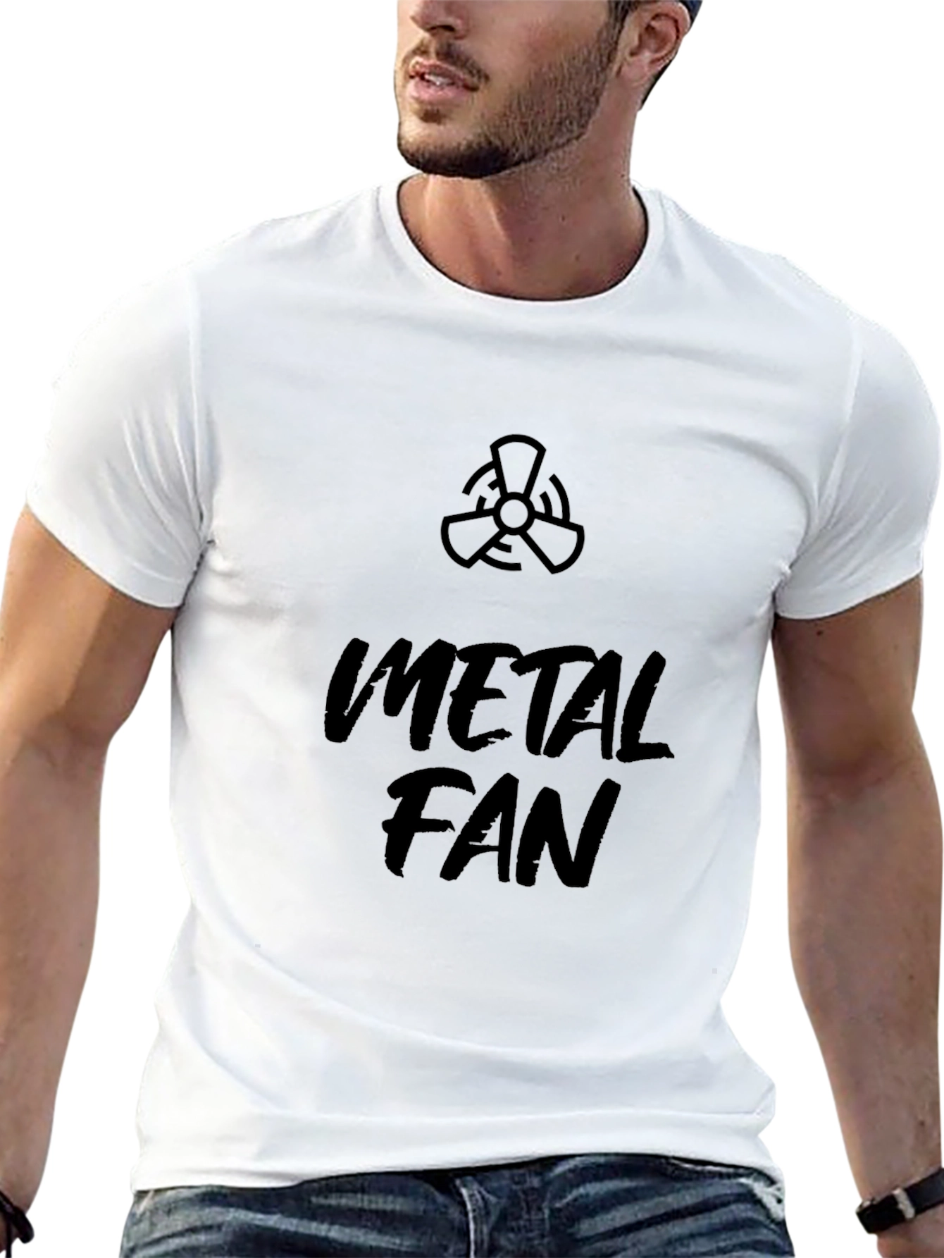 Metal Fan Black T-Shirt - Music Lover Tee