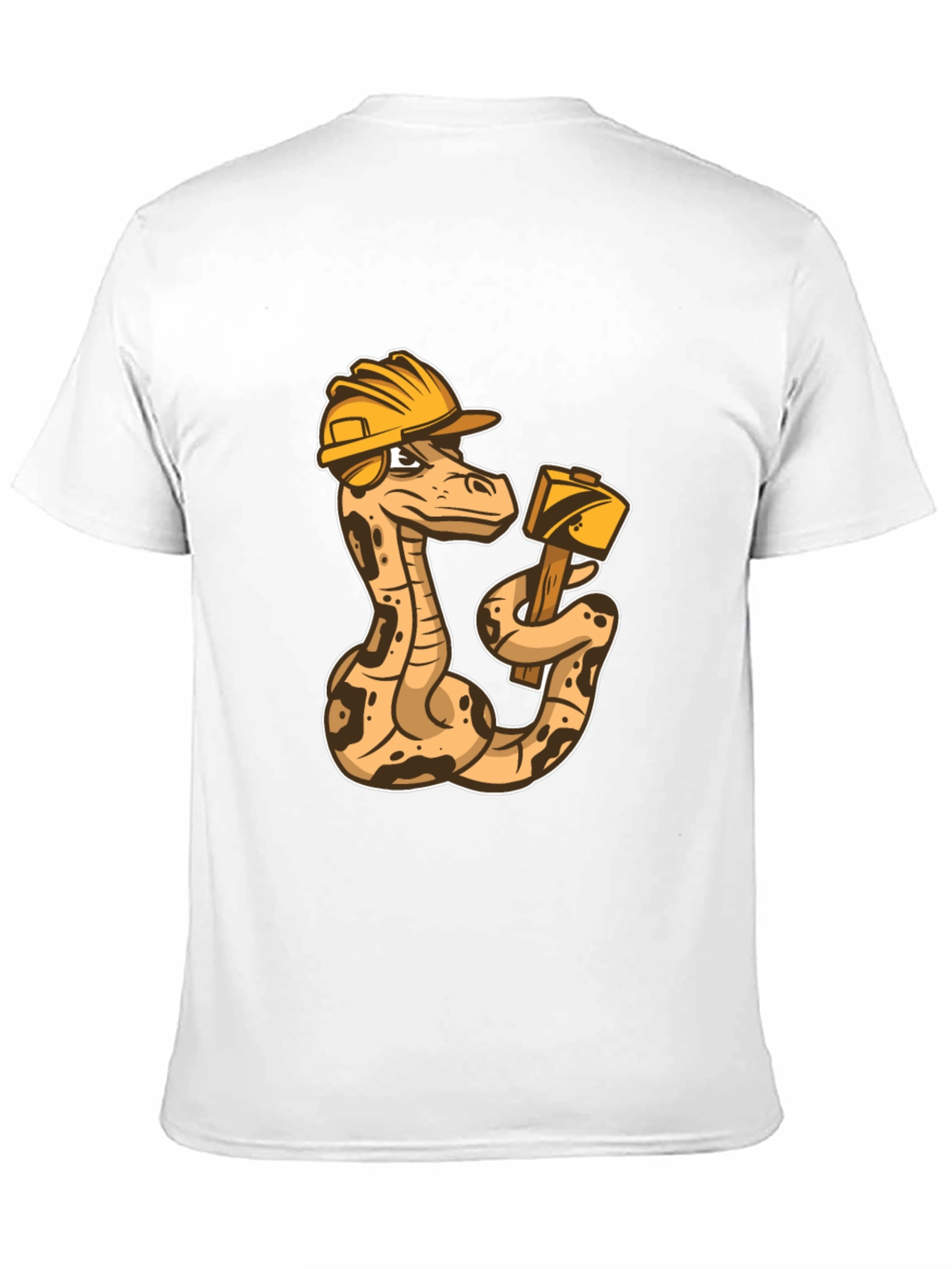 Construction Snake Graphic T-Shirt