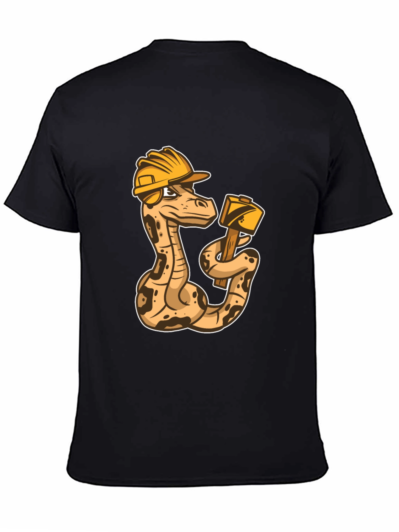 Construction Snake Graphic T-Shirt