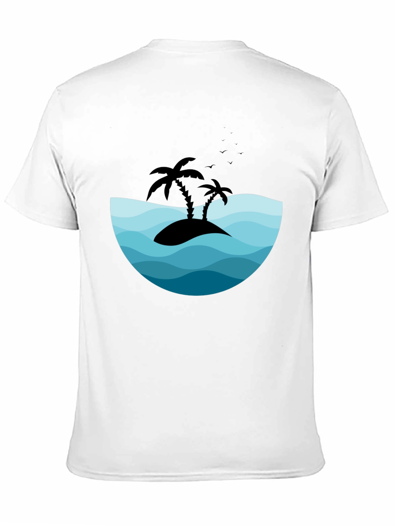 Island Vibes Black Graphic Tee
