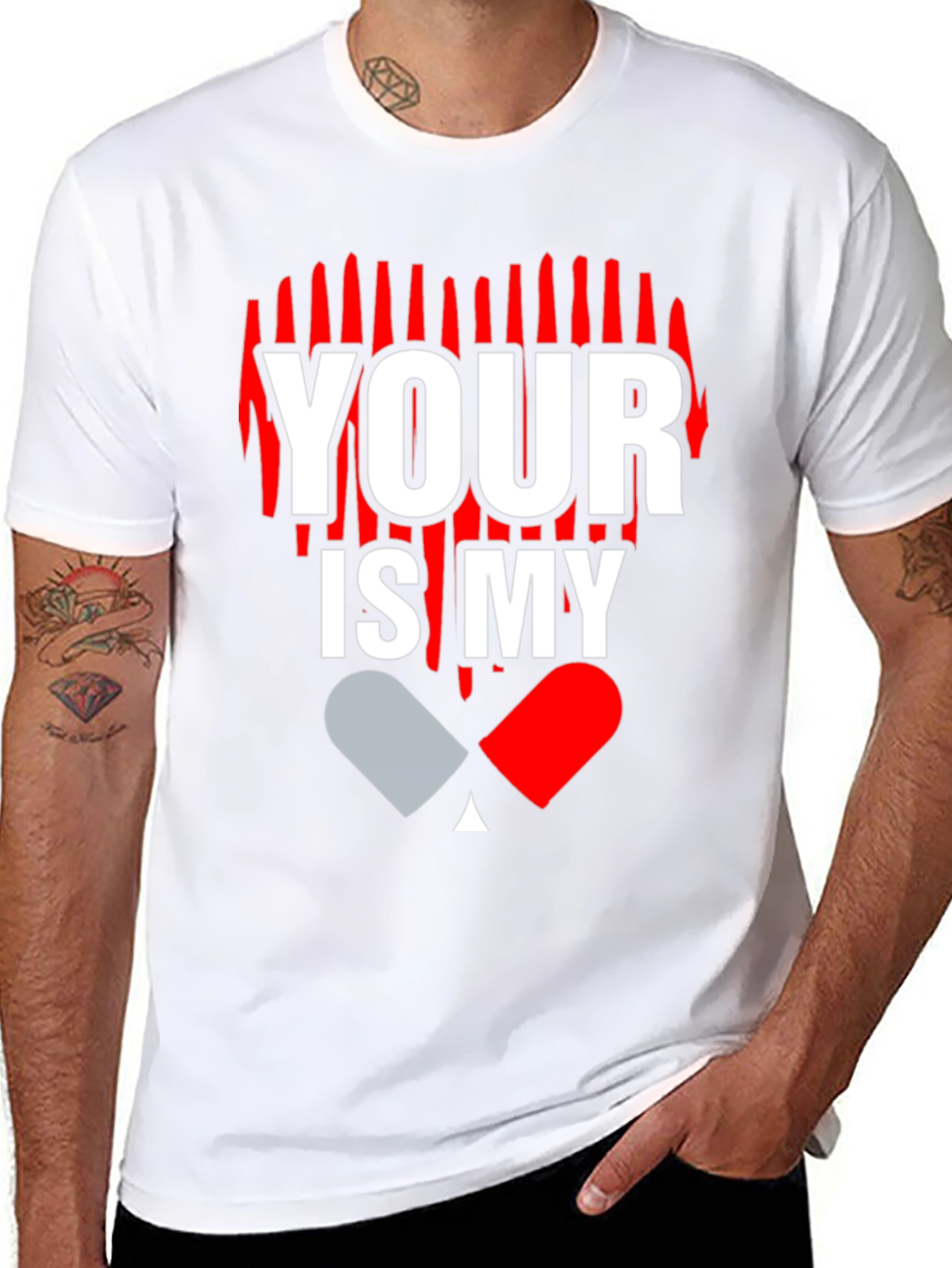Your Love is My Drug Graphic T-Shirt