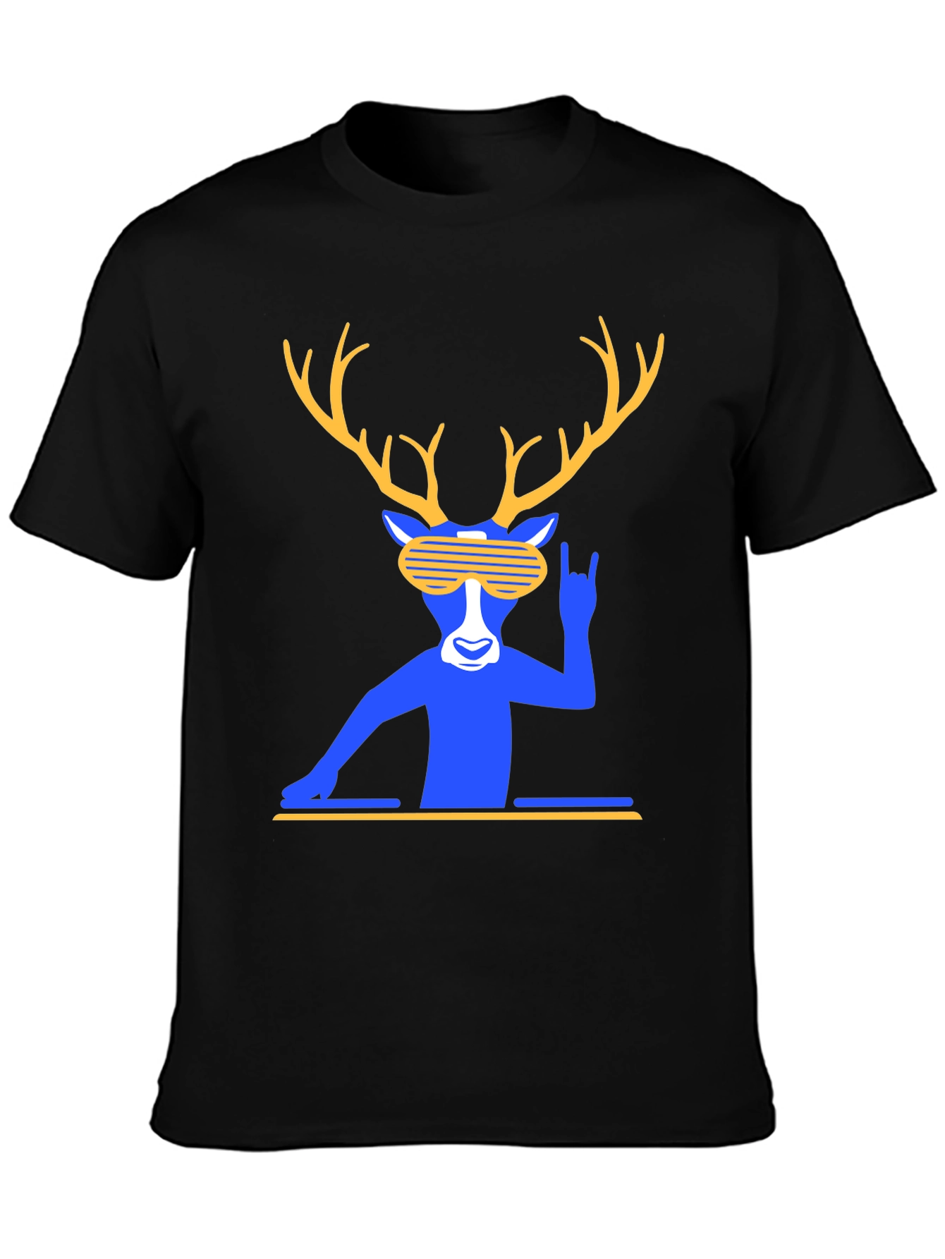 DJ Deer Graphic T-Shirt - Cool & Unique